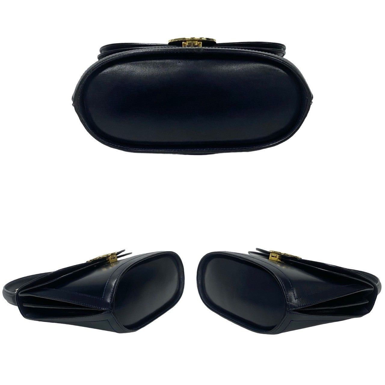 Celine Celine Handbag Blue Leather Size ONE SIZE - 6 Thumbnail