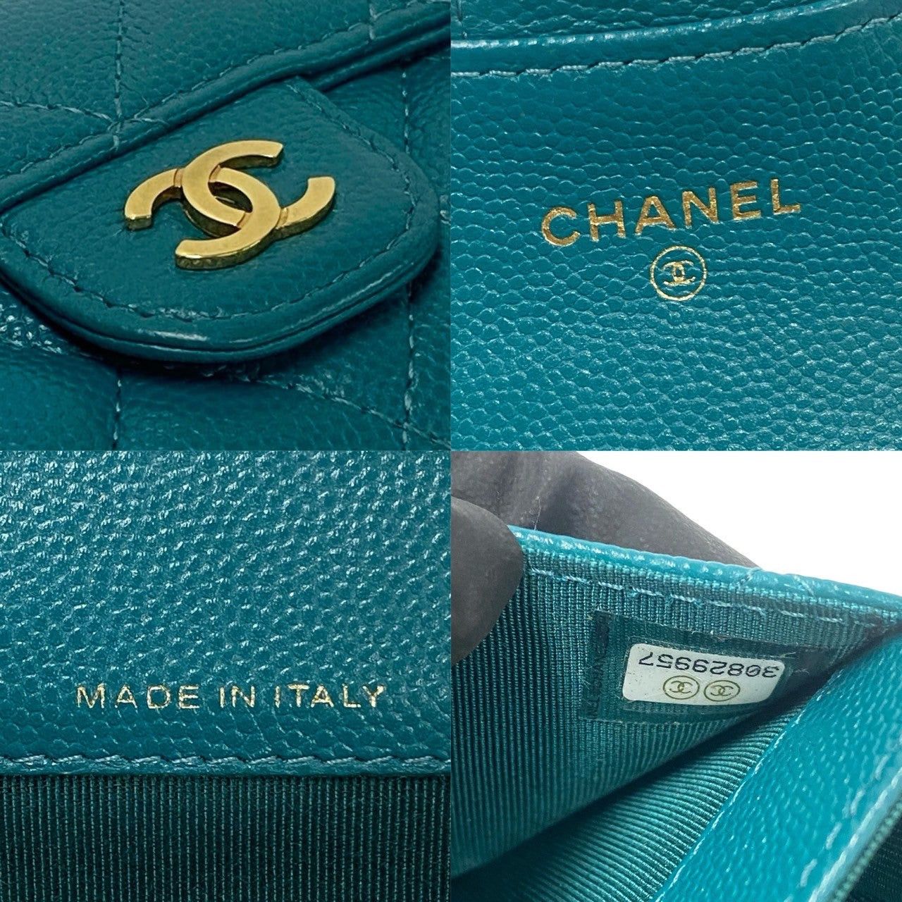 Chanel Chanel Other Green Leather Size ONE SIZE - 2 Thumbnail