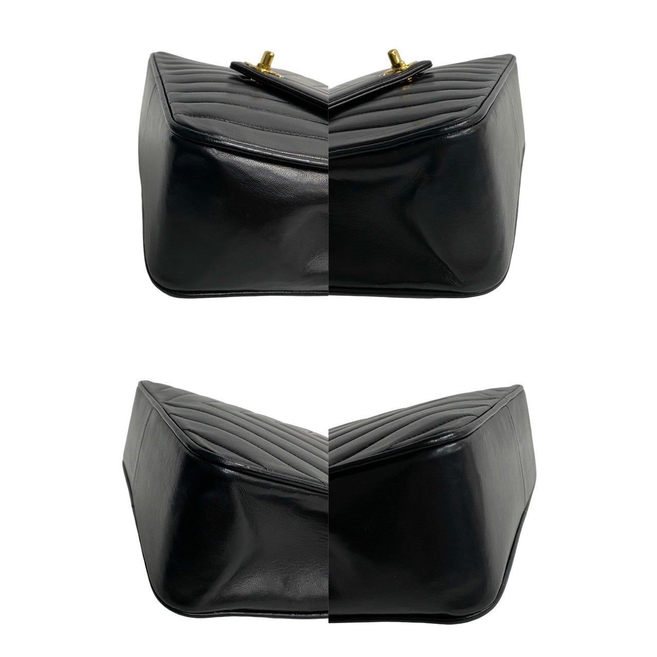 Chanel Chanel Shoulder Bag Black Leather Size ONE SIZE - 7 Thumbnail