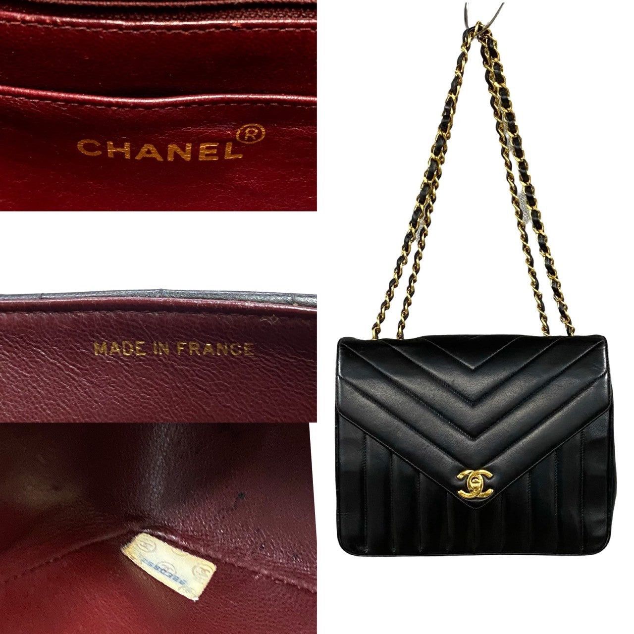 Chanel Chanel Shoulder Bag Black Leather Size ONE SIZE - 3 Thumbnail