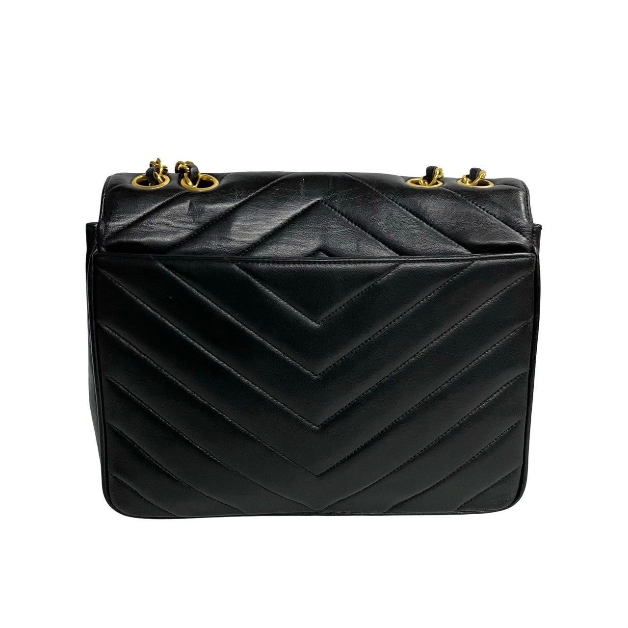 Chanel Chanel Shoulder Bag Black Leather Size ONE SIZE - 4 Thumbnail
