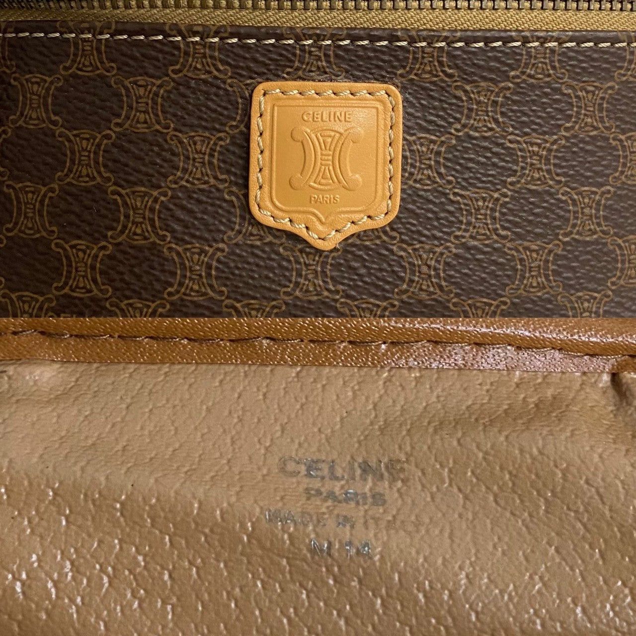 Celine Celine Handbag Brown Leather Size ONE SIZE - 3 Thumbnail