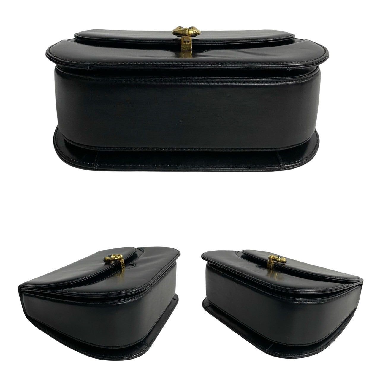 Gucci Gucci Shoulder Bag Black Leather Size ONE SIZE - 6 Thumbnail