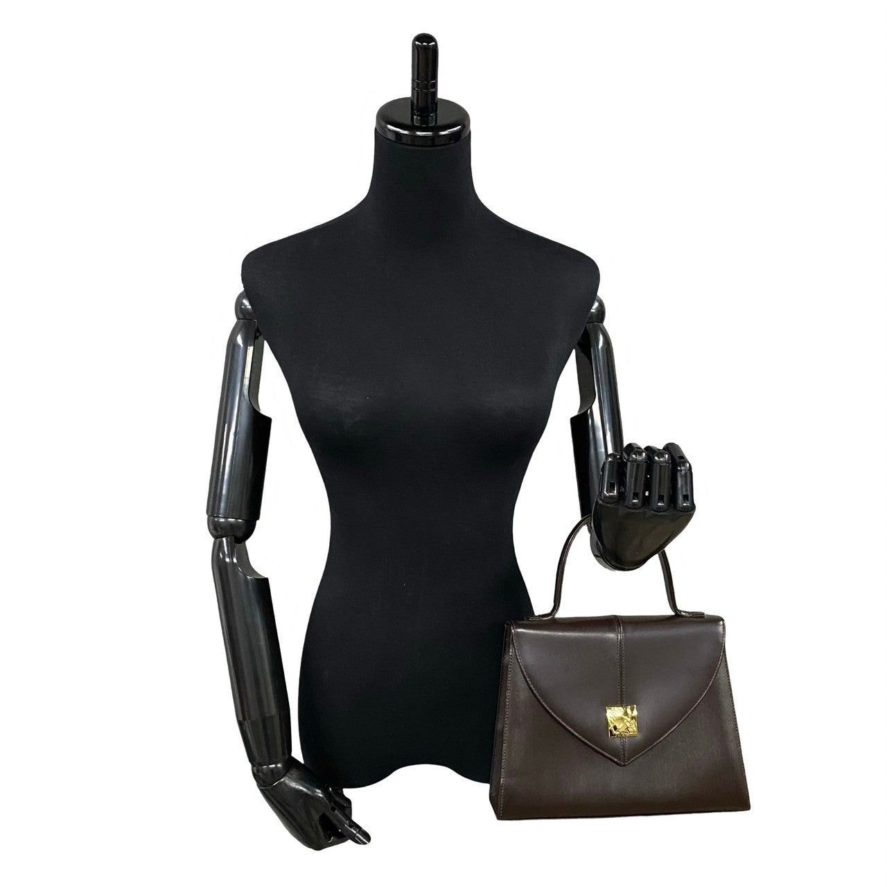 Yves Saint Laurent Yves Saint Laurent Handbag Brown Leather Size ONE SIZE - 2 Thumbnail