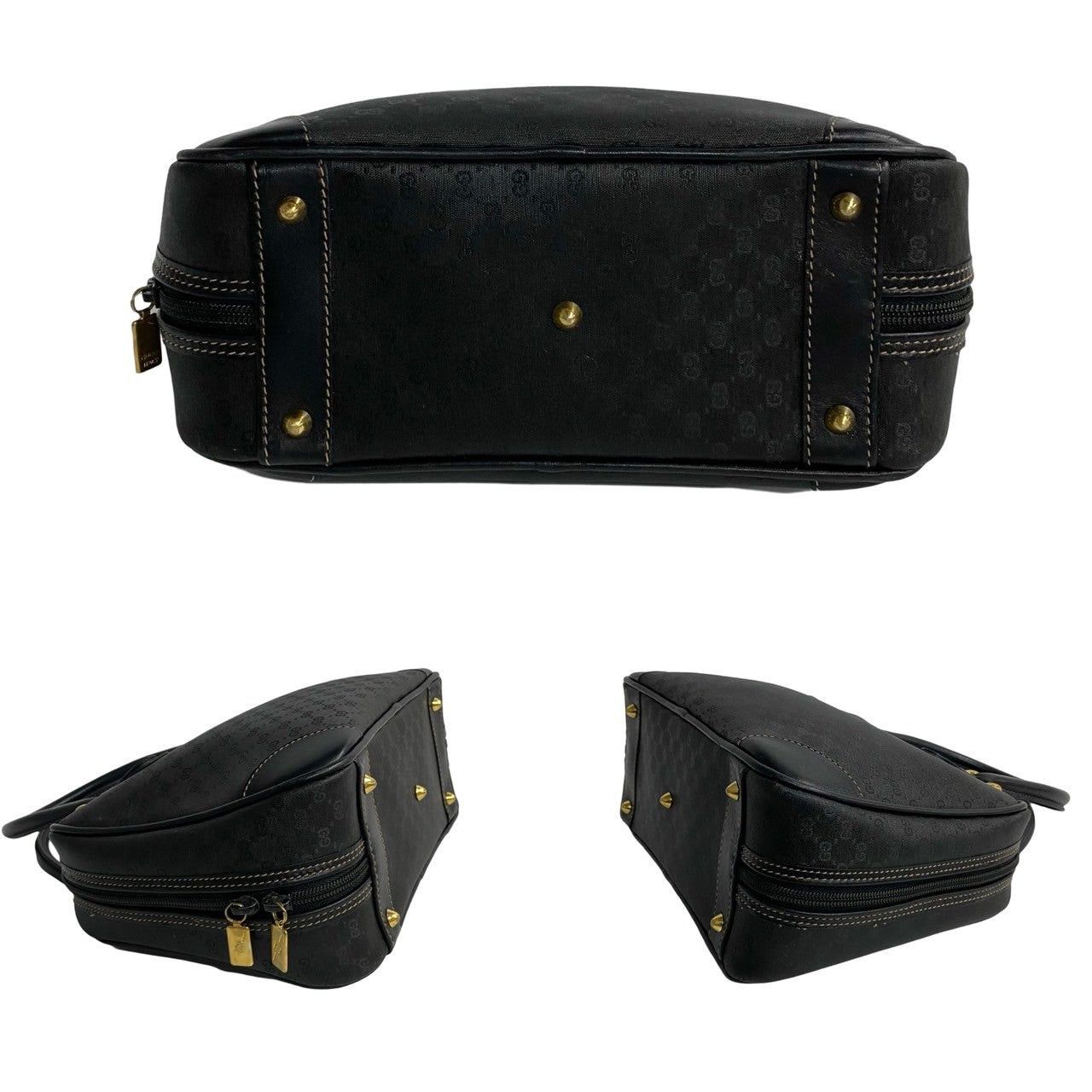 Gucci Gucci Handbag Black Leather Size ONE SIZE - 6 Thumbnail