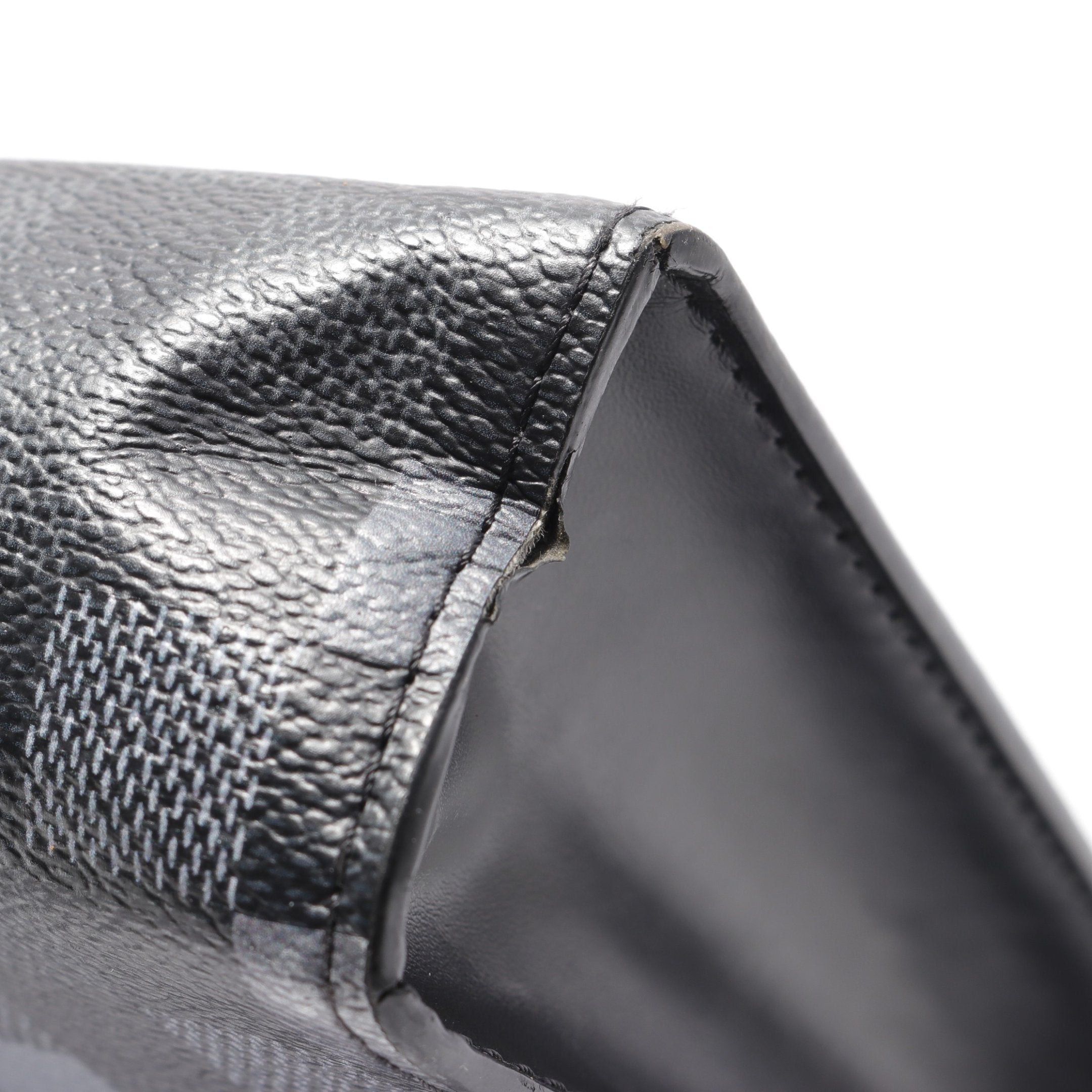 Louis Vuitton Louis Vuitton Pochette Voyage Mm Damier Graphite Pixel Clutch Bag Leather Black Gray Size ONE SIZE - 7 Thumbnail