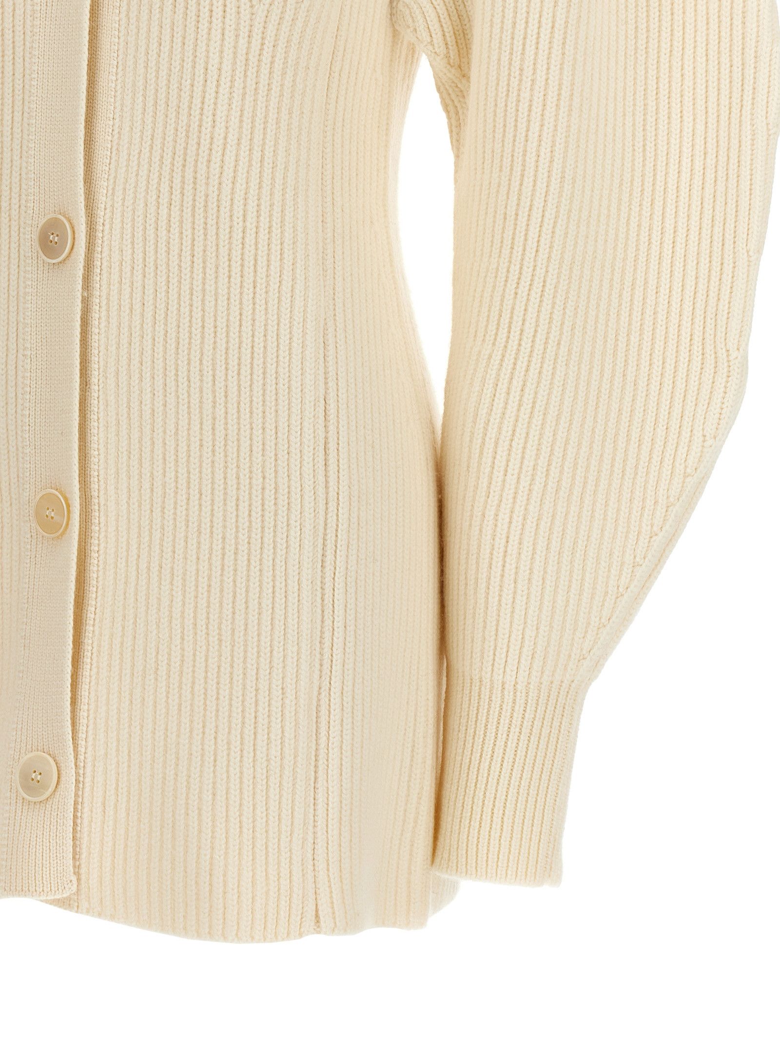 Jil Sander Ribbed Cardigan Size M / US 6-8 / IT 42-44 - 4 Thumbnail