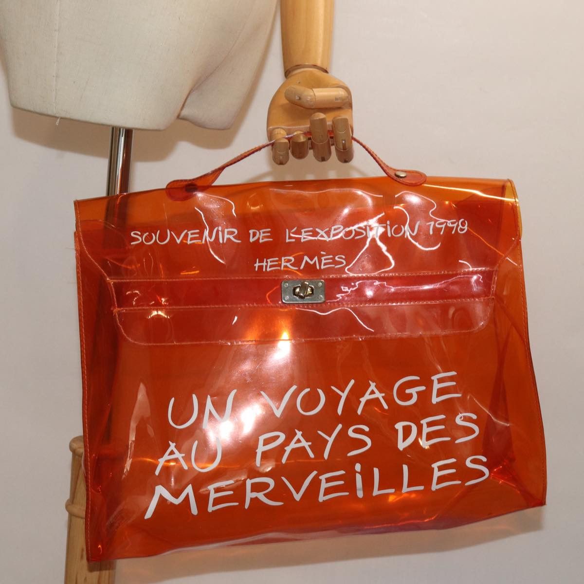 Hermes vinyl bag hotsell