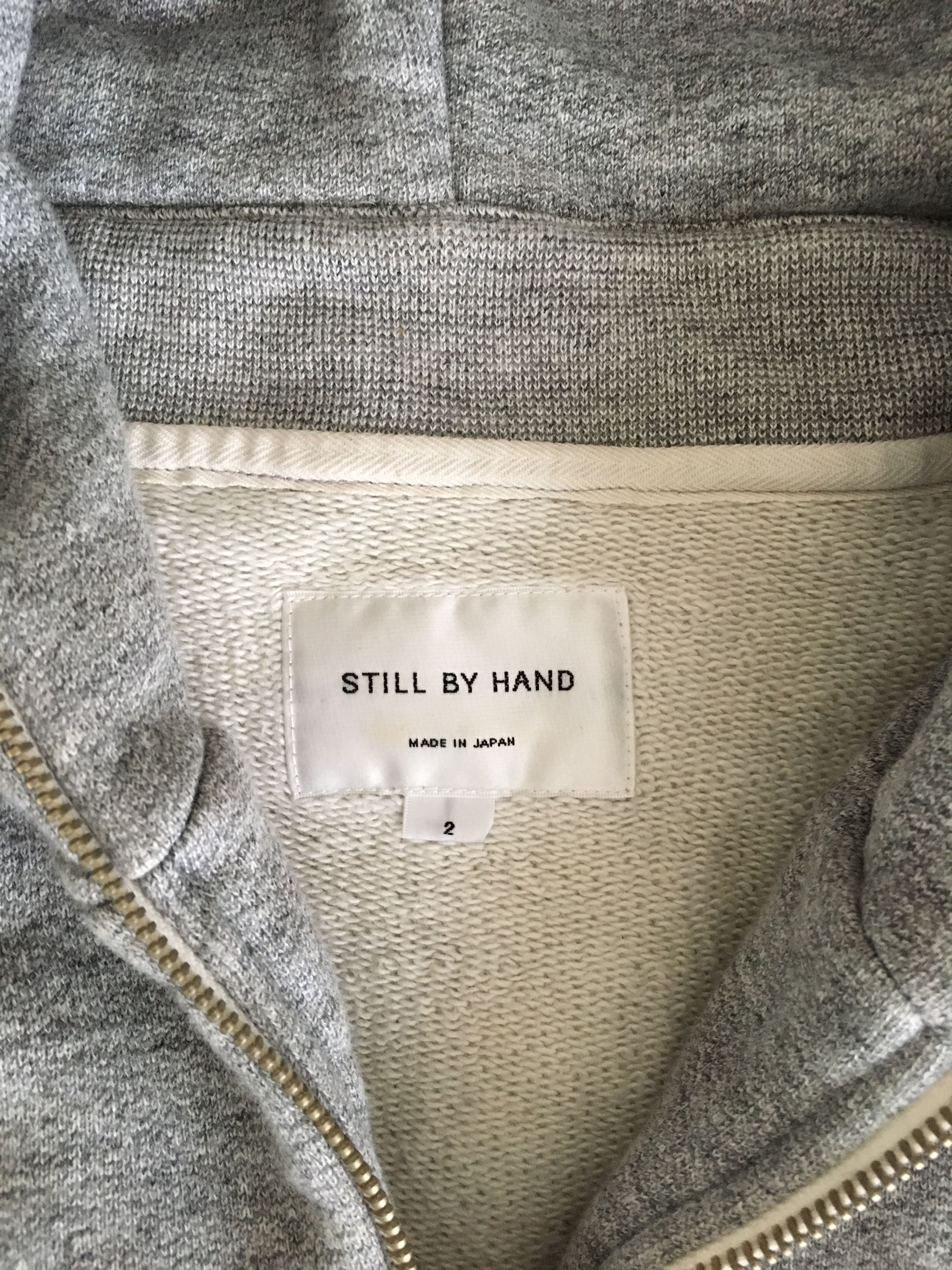 STILL BY HAND Still by Hand Zip Hoodie Heathered Grey Size 2 Size US S / EU 44-46 / 1 - 3 Thumbnail