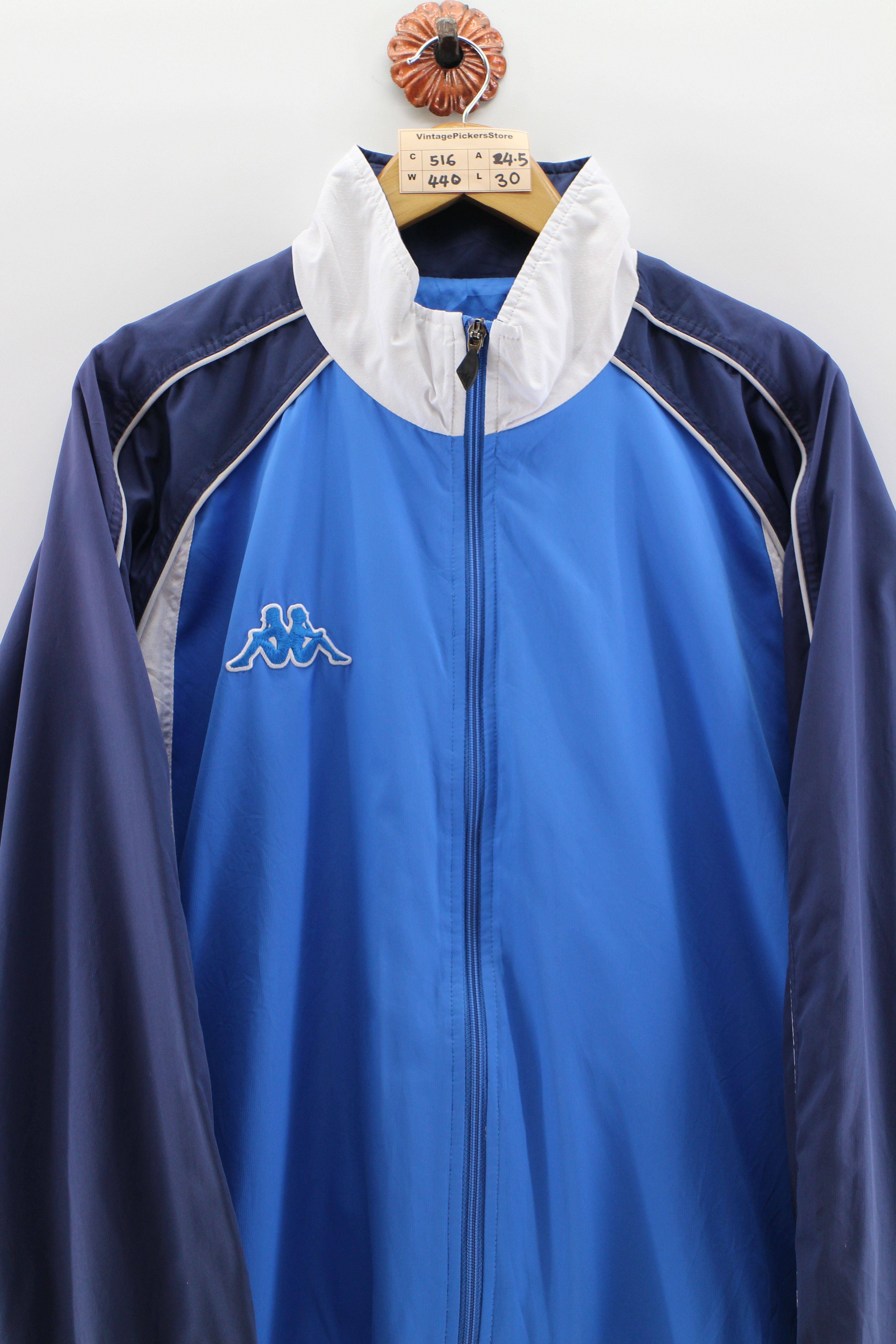 Kappa Windbreaker Vintage 90 s KAPPA Windbreaker Jacket Xxlarge Unisex Kappa Running Outfit Jacket Kappa Sportwear Blue Trainer Zipper Jacket Unisex Size XXL Grailed