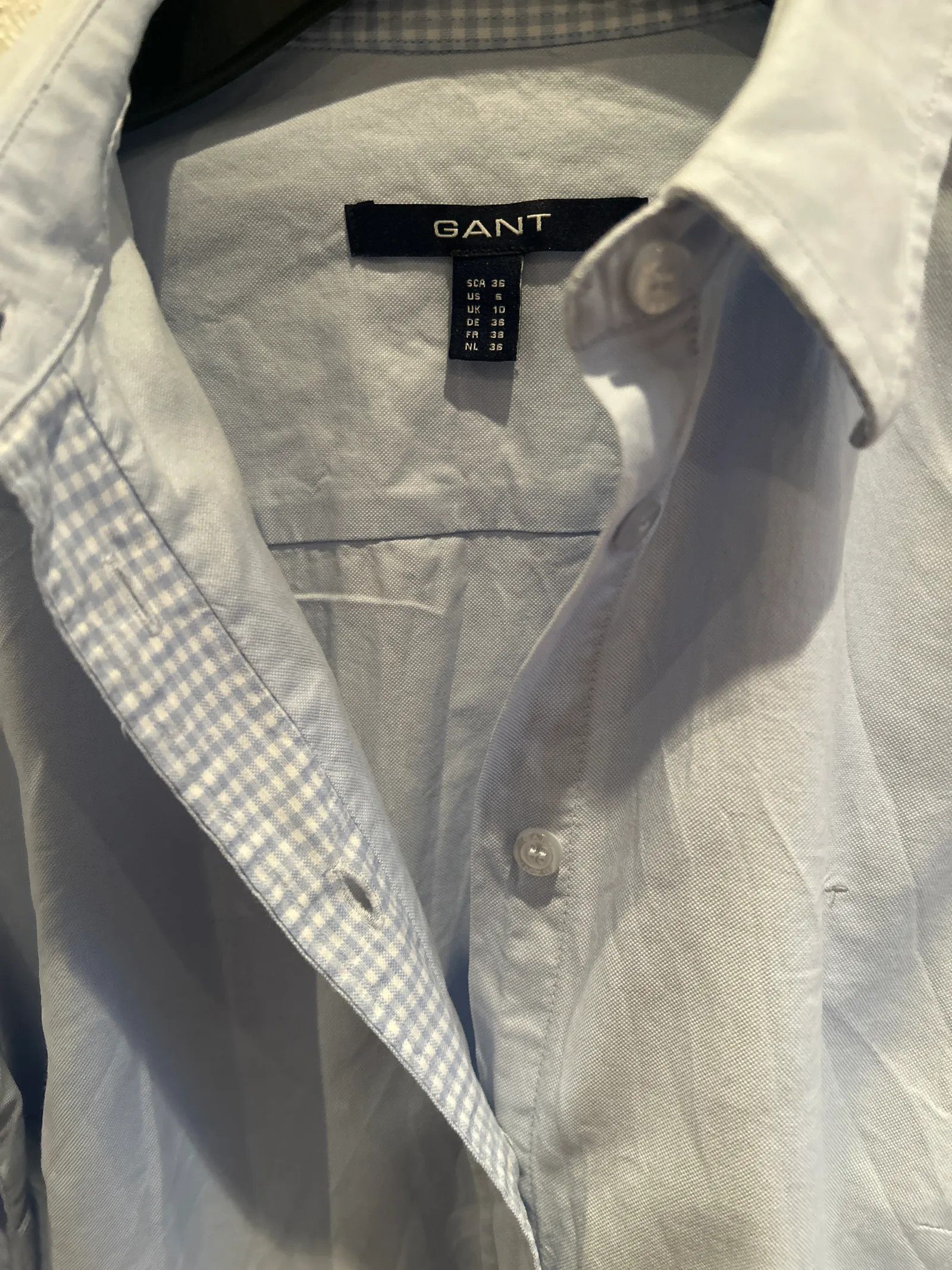 Gant Gant Stretch Oxford Solid Shirt Size XS / US 0-2 / IT 36-38 - 4 Thumbnail