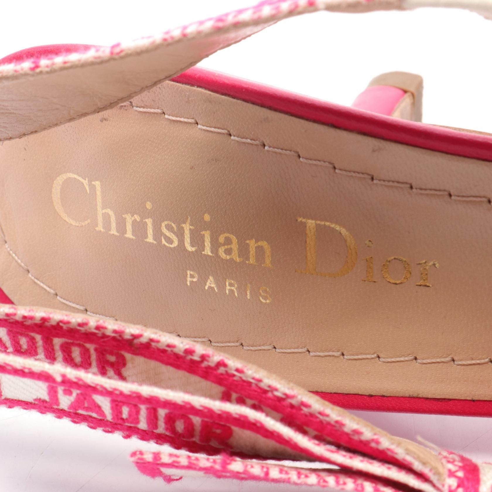 Dior J´Adior Pumps Fabric Pink Purple White