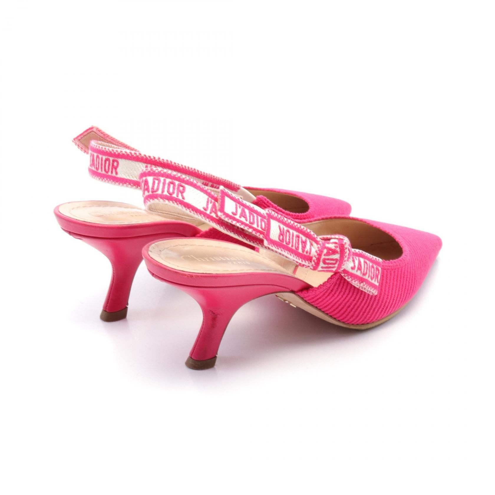 Dior Dior J´Adior Pumps Fabric Pink Purple White Size ONE SIZE - 2 Thumbnail
