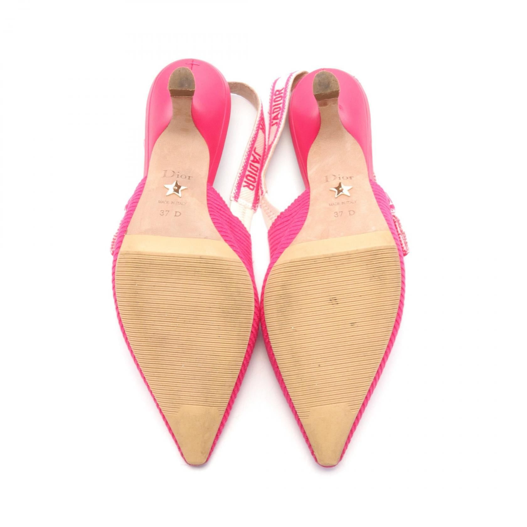 Dior Dior J´Adior Pumps Fabric Pink Purple White Size ONE SIZE - 4 Thumbnail