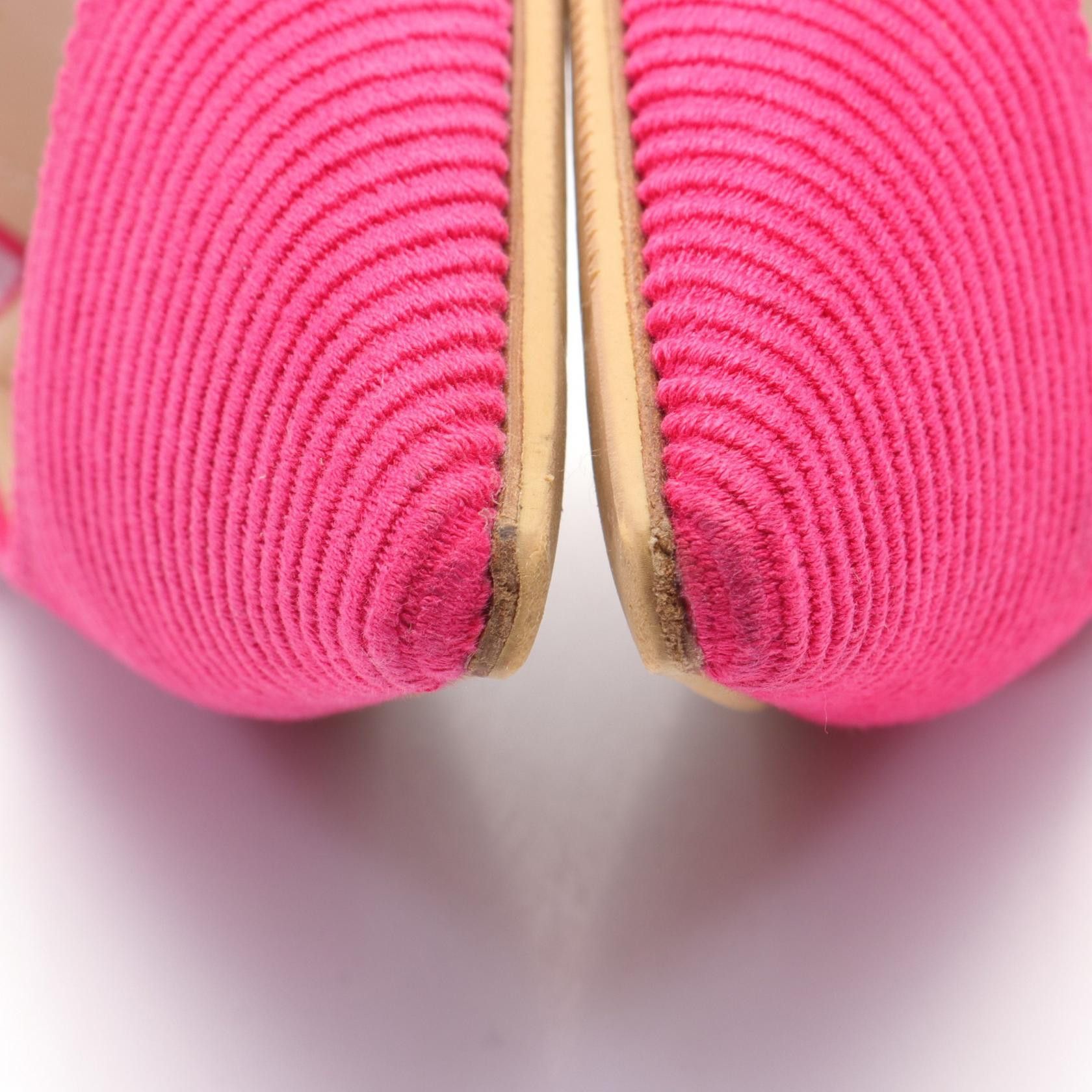 Dior Dior J´Adior Pumps Fabric Pink Purple White Size ONE SIZE - 7 Thumbnail