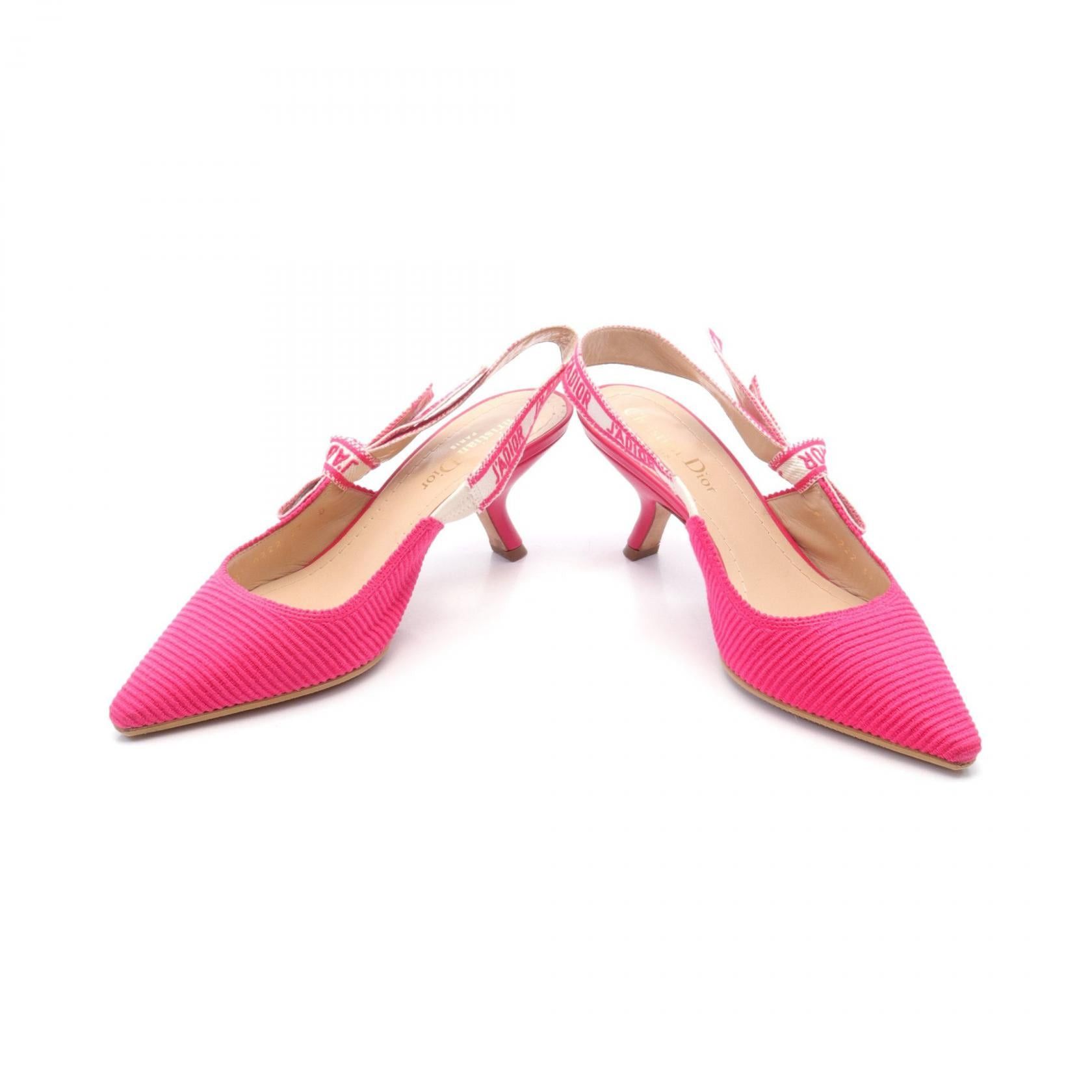 Dior Dior J´Adior Pumps Fabric Pink Purple White Size ONE SIZE - 3 Thumbnail