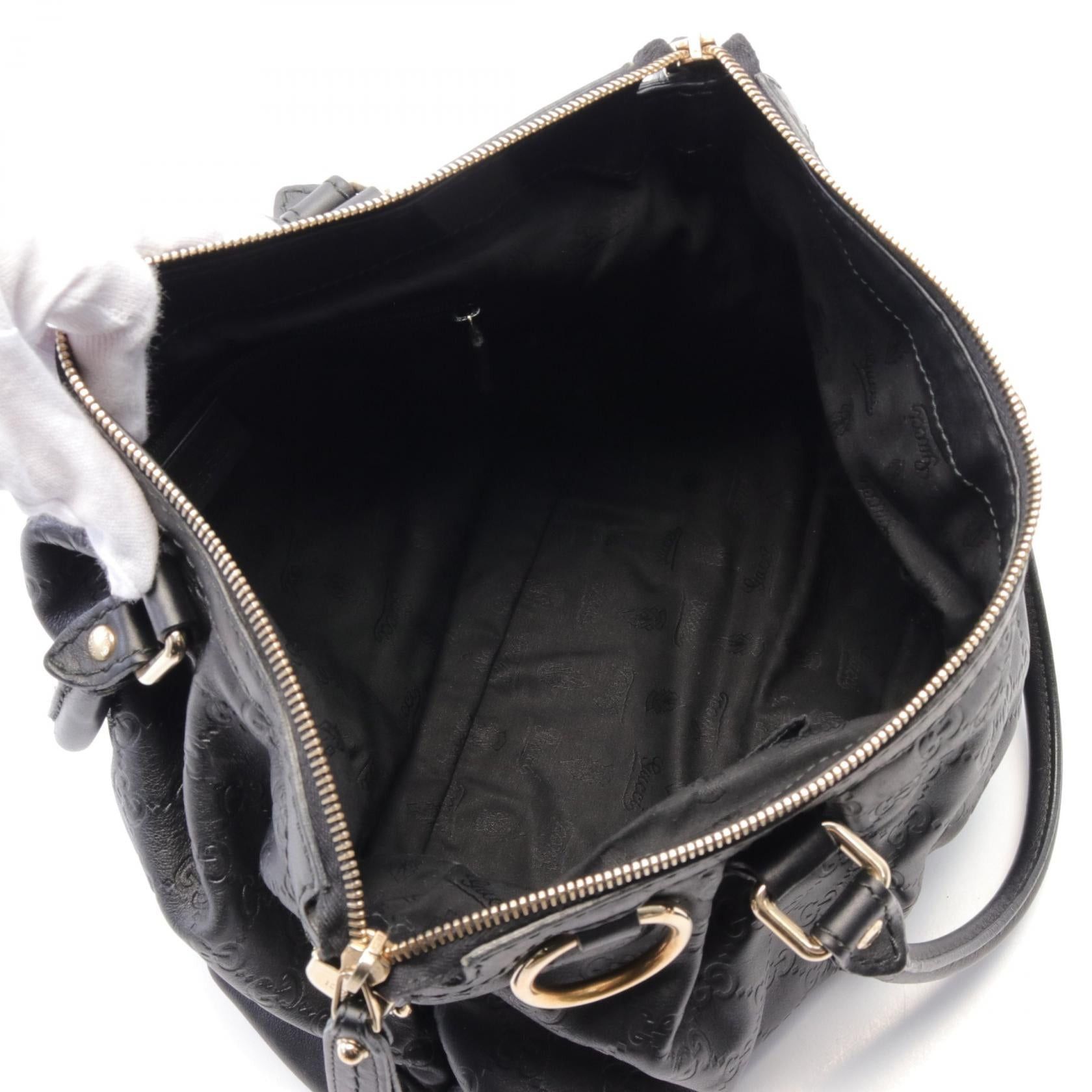 Gucci Gucci Sukey Handbag Leather Black Size ONE SIZE - 3 Thumbnail