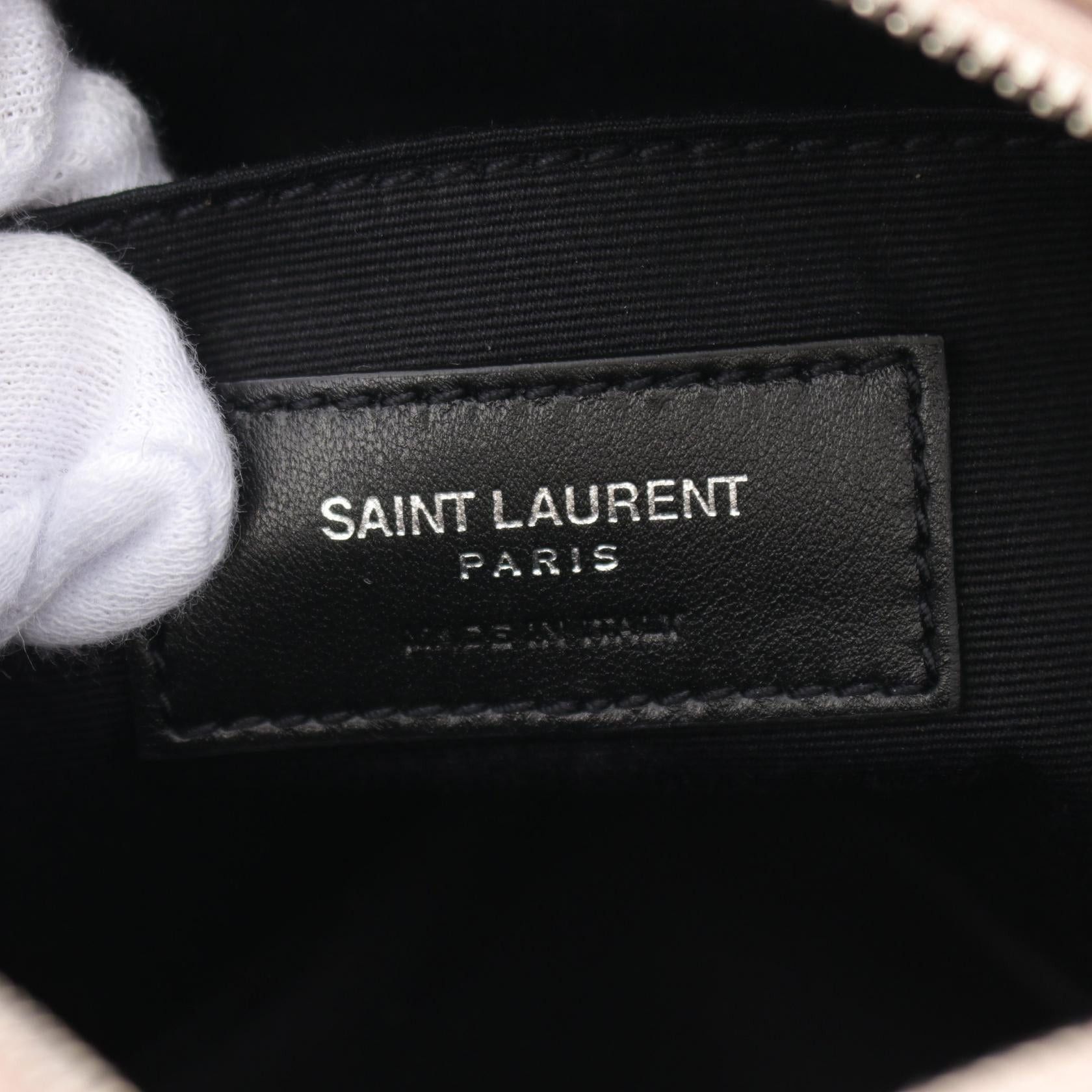 Yves Saint Laurent Yves Saint Laurent Vip Sale! Saint Laurent Roux Belt Bag Marble Pink Body Waist Leather Beige Size ONE SIZE - 4 Thumbnail