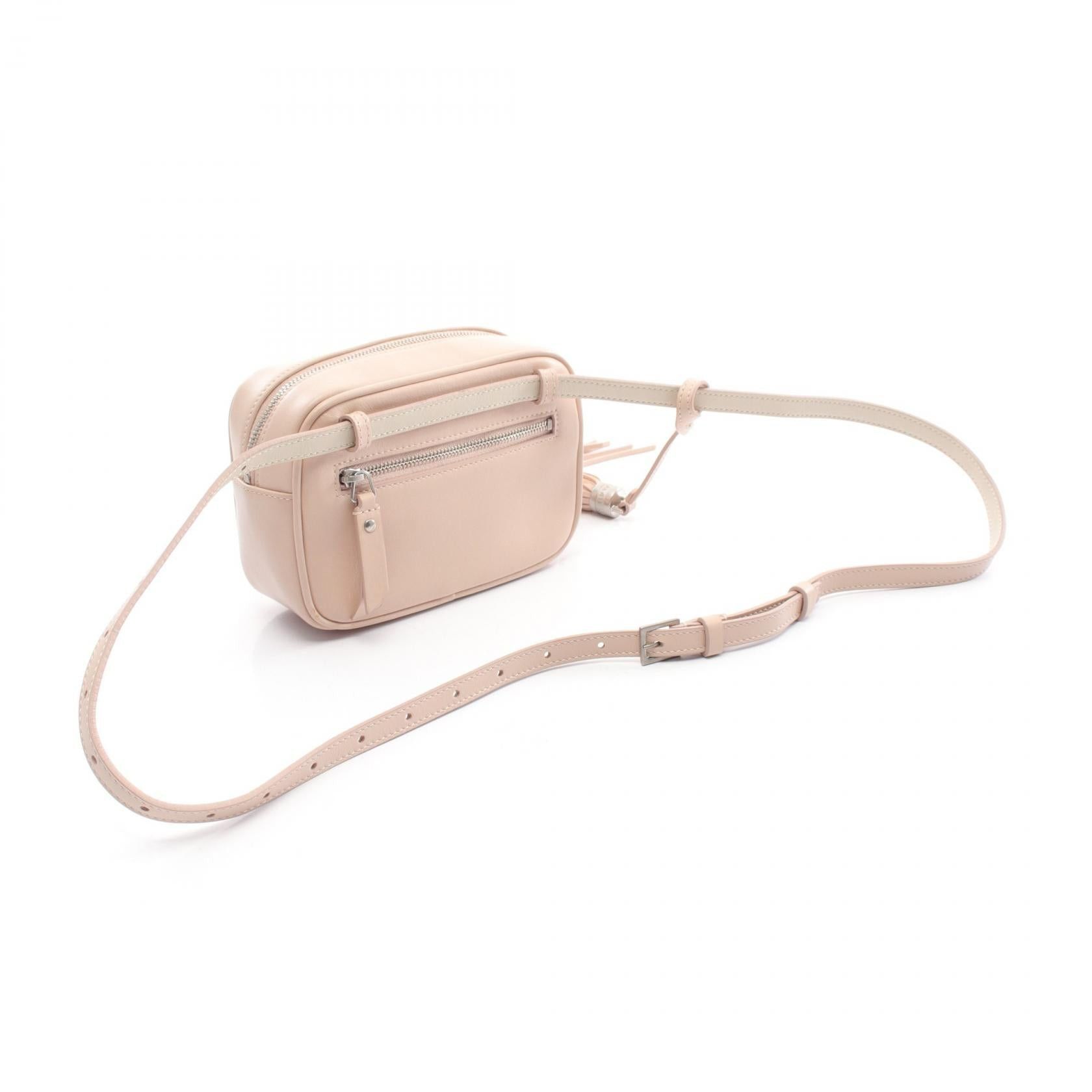 Yves Saint Laurent Yves Saint Laurent Vip Sale! Saint Laurent Roux Belt Bag Marble Pink Body Waist Leather Beige Size ONE SIZE - 2 Thumbnail