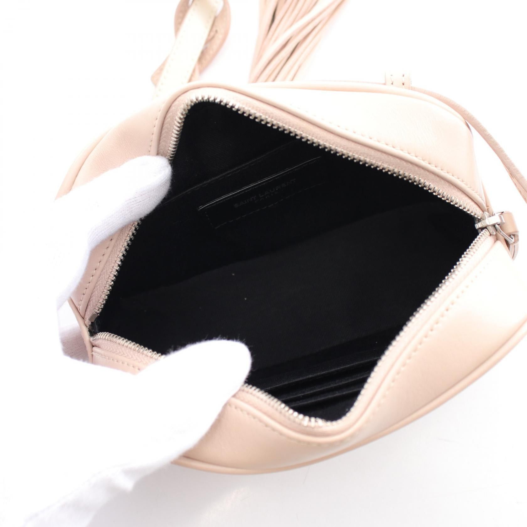 Yves Saint Laurent Yves Saint Laurent Vip Sale! Saint Laurent Roux Belt Bag Marble Pink Body Waist Leather Beige Size ONE SIZE - 3 Thumbnail