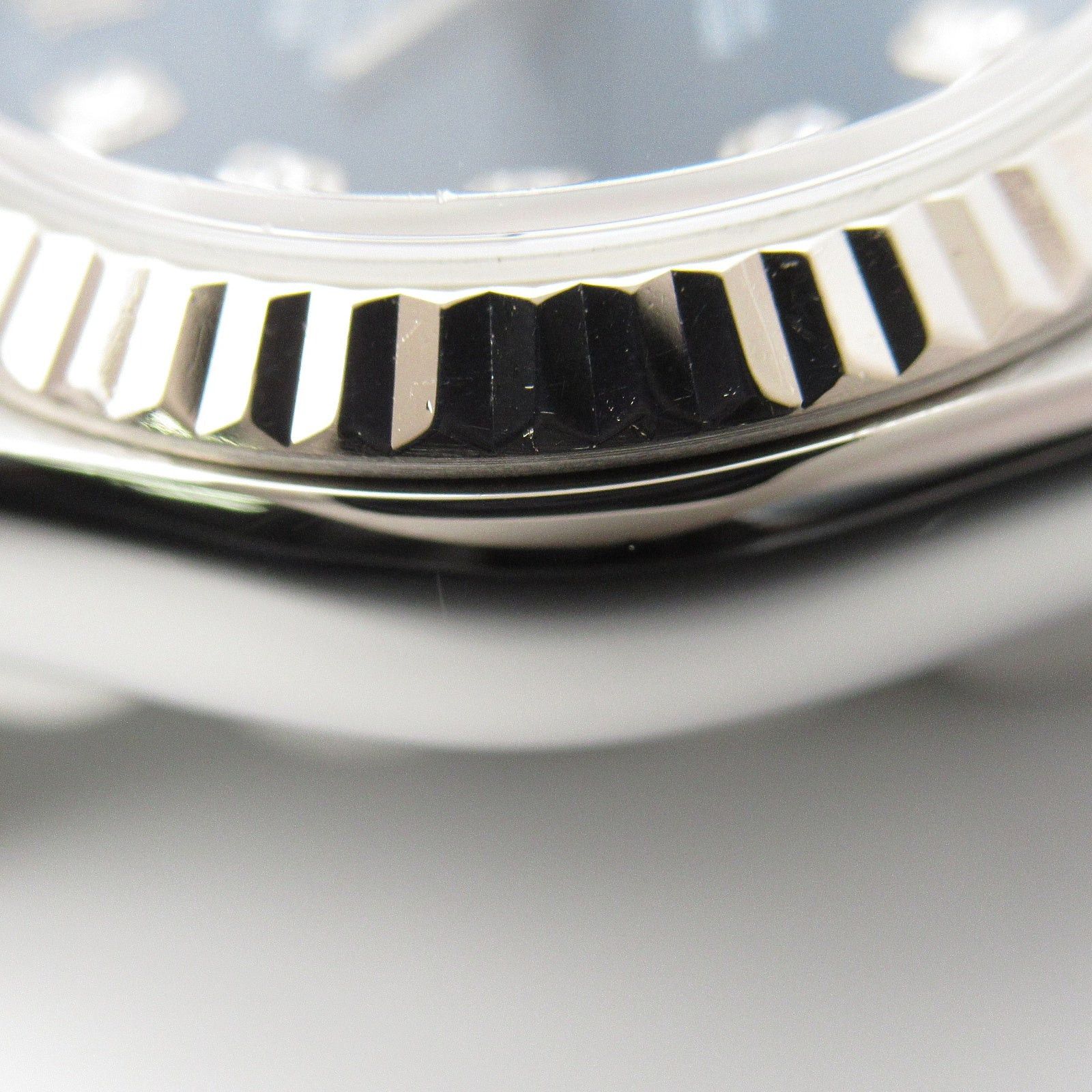 Rolex Rolex Datejust 10P Diamond U Number Women Watch Automatic Winding K18Wg (White Gold) Stainless Steel Blue Np Size ONE SIZE - 14 Thumbnail
