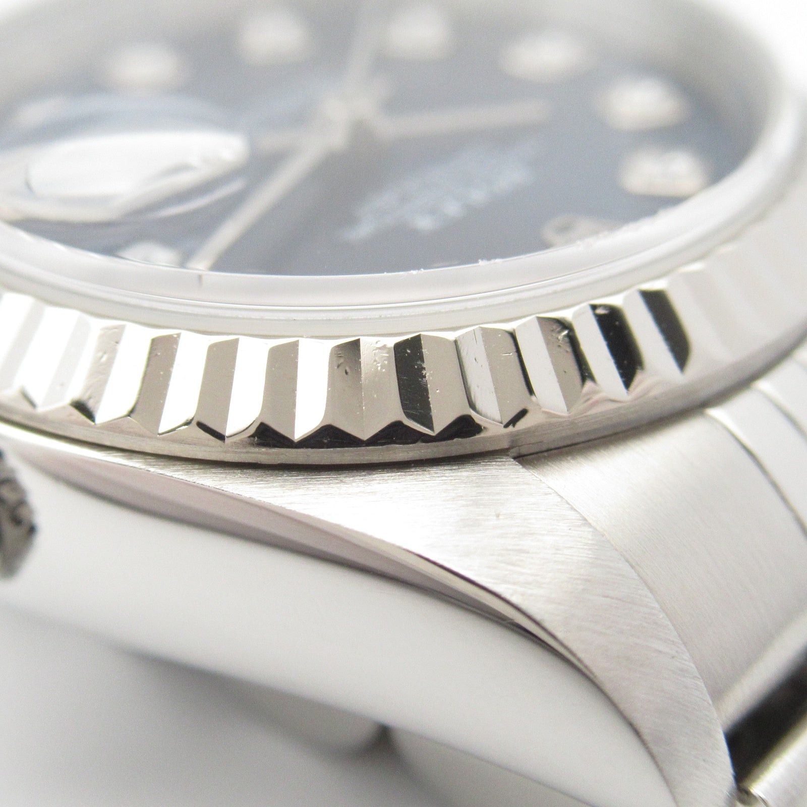 Rolex Rolex Datejust 10P Diamond U Number Women Watch Automatic Winding K18Wg (White Gold) Stainless Steel Blue Np Size ONE SIZE - 13 Thumbnail