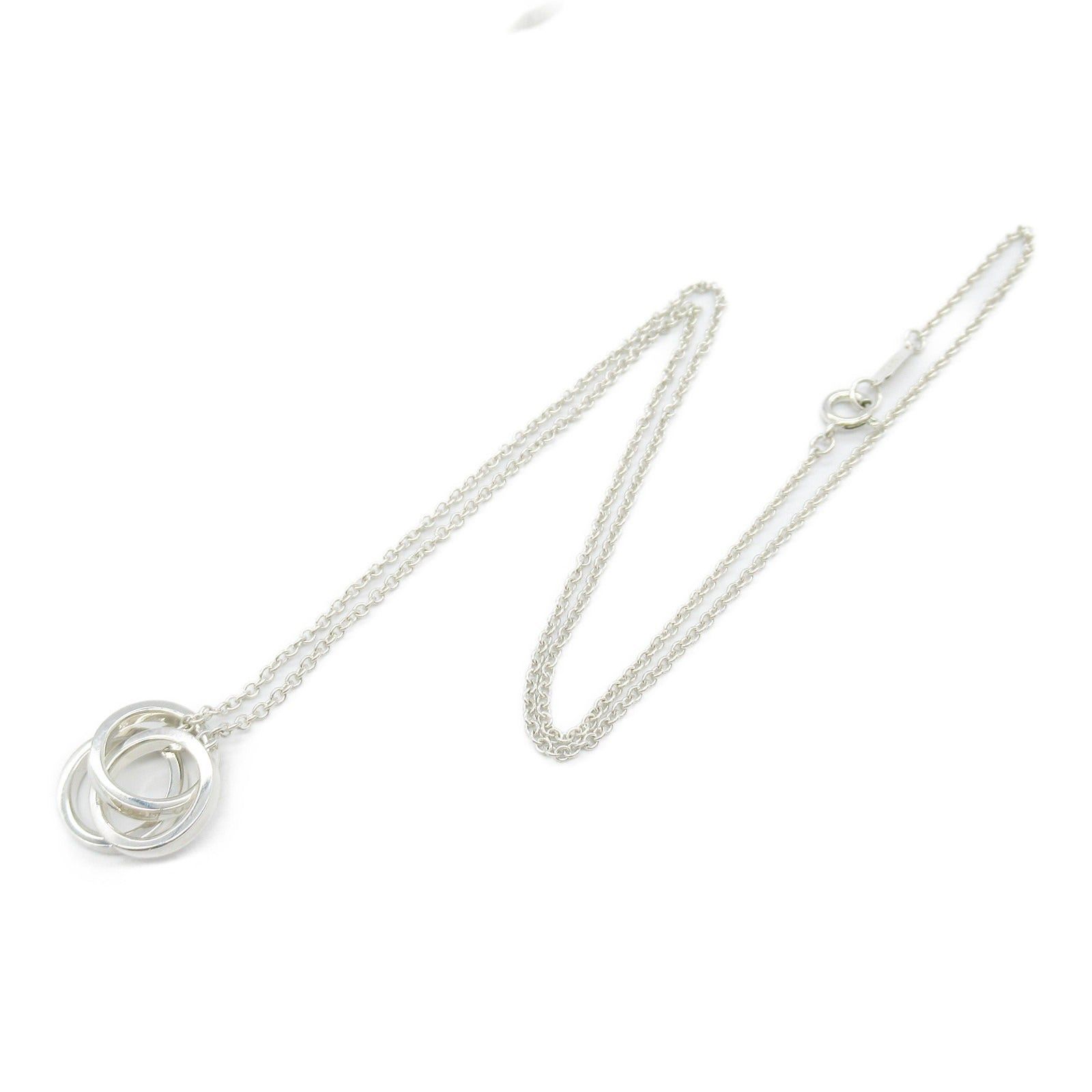 Tiffany & Co. Tiffany Co 1837 Interlocking Necklace 925 Silver Size ONE SIZE - 3 Thumbnail
