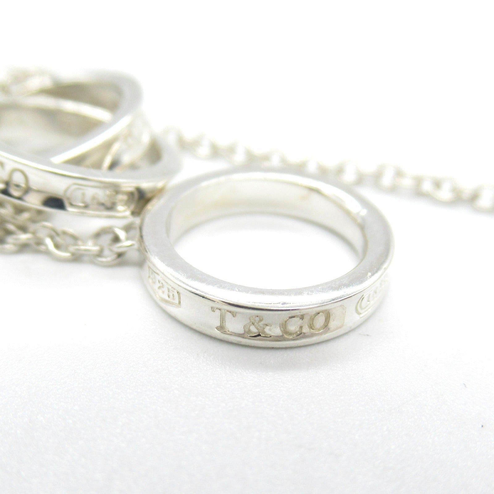 Tiffany & Co. Tiffany Co 1837 Interlocking Necklace 925 Silver Size ONE SIZE - 4 Thumbnail