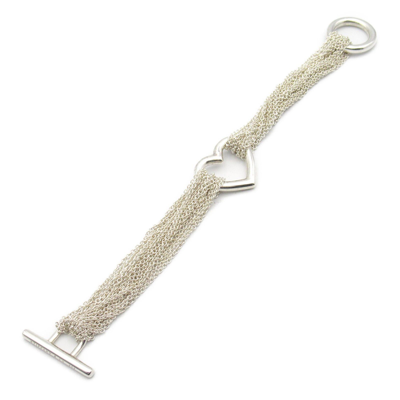 Tiffany & Co. Tiffany Co Toguru Open Heart Bracelet 925 Silver Size ONE SIZE - 3 Thumbnail