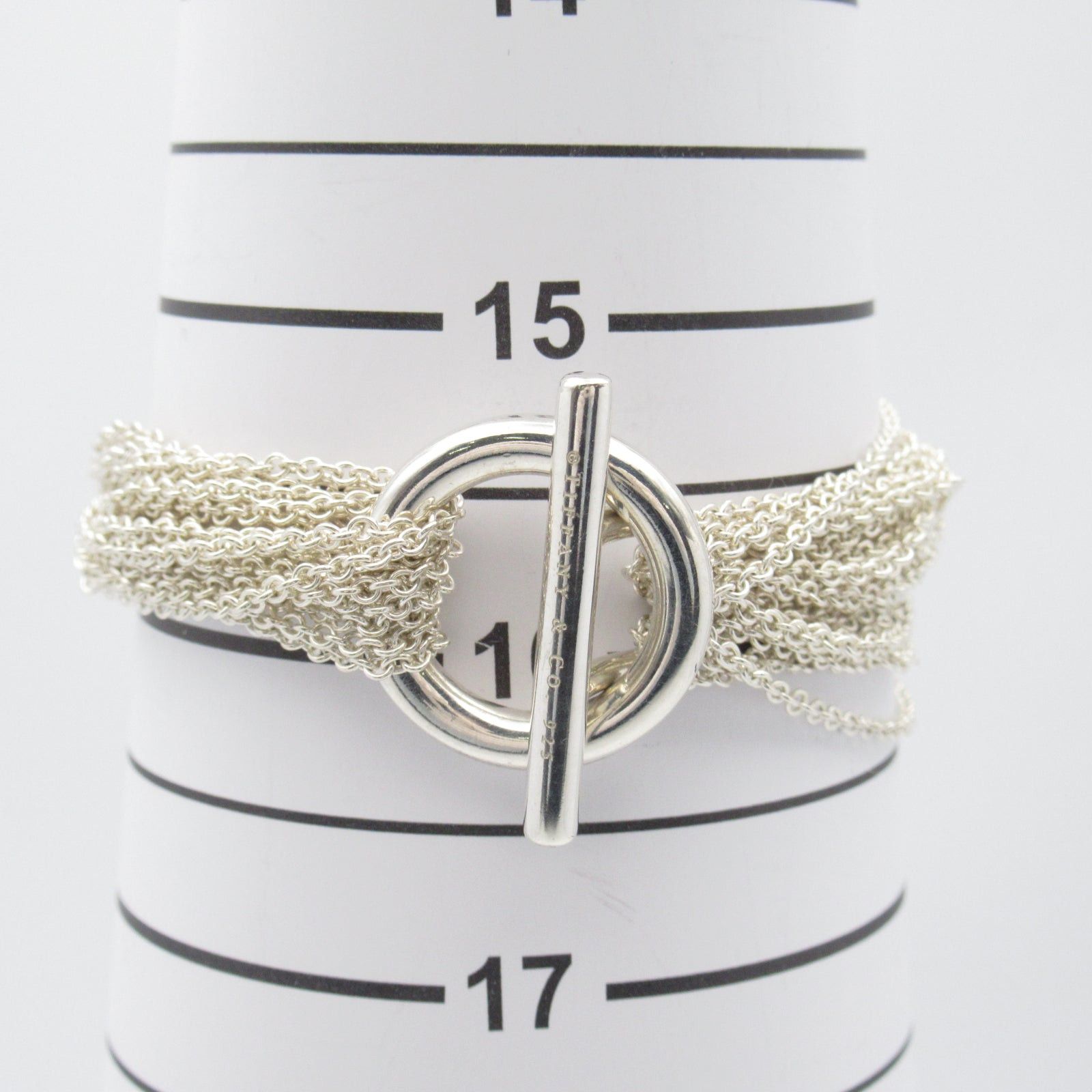 Tiffany & Co. Tiffany Co Toguru Open Heart Bracelet 925 Silver Size ONE SIZE - 7 Thumbnail