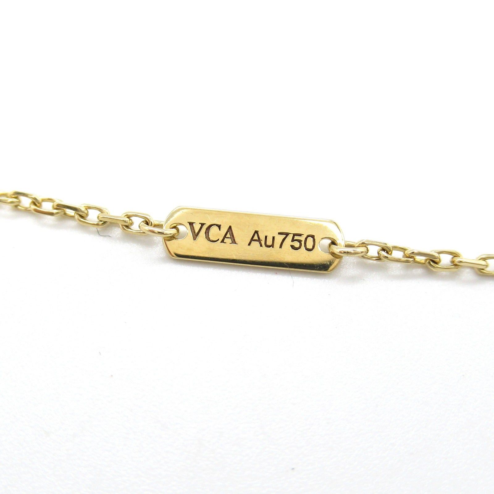 Van Cleef & Arpels Van Cleef Arpels Alhambra Onyx Necklace K18 (Yellow Gold) Black Size ONE SIZE - 4 Thumbnail