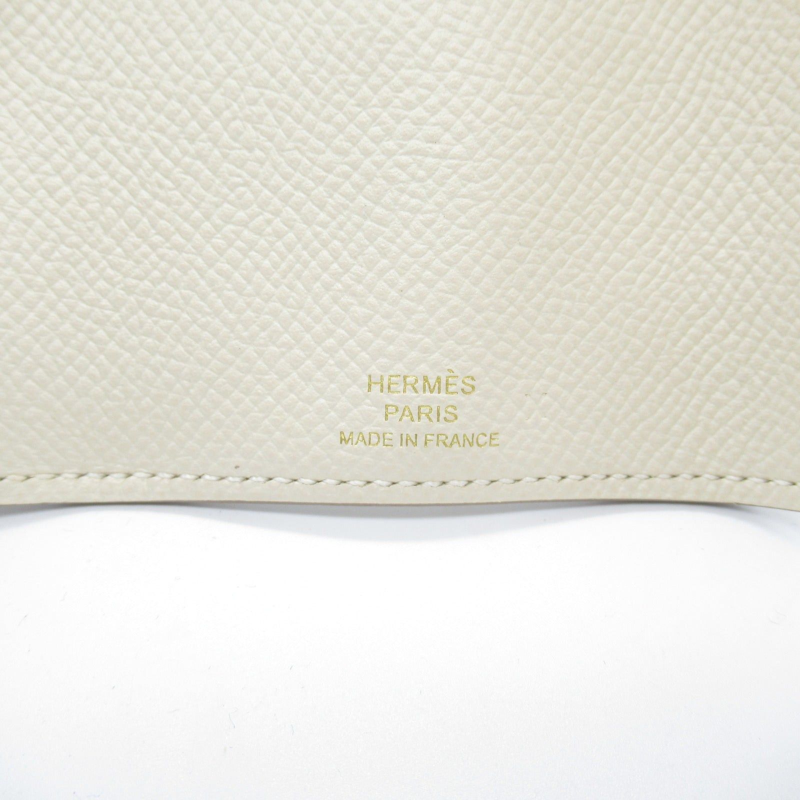 Hermes Hermes Bearn 4-Key Case Key Leather Veau Epsom White Kure Gold Hardware D Stamp Size ONE SIZE - 6 Thumbnail