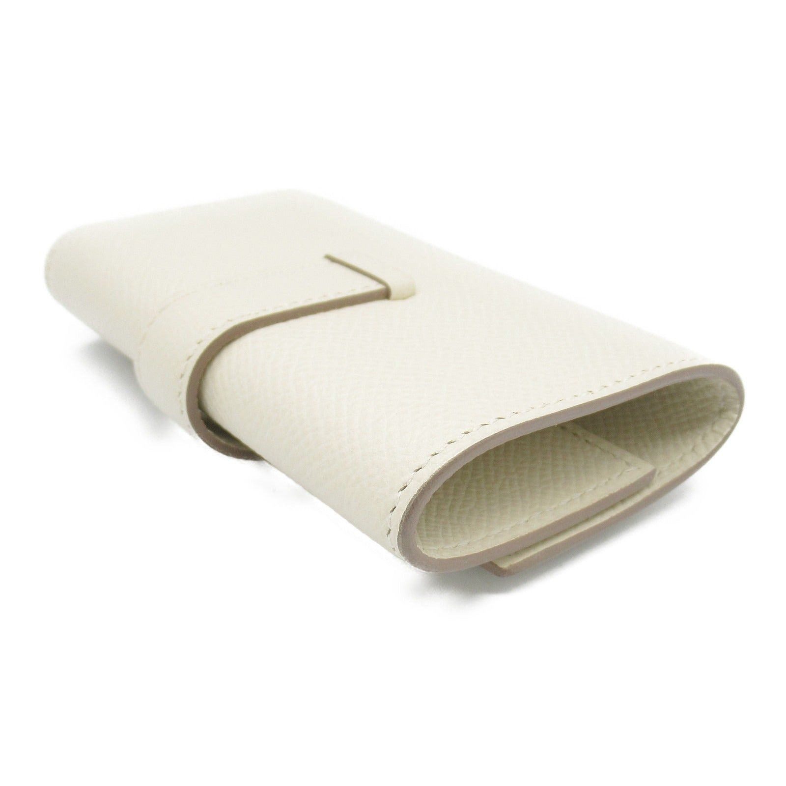 Hermes Hermes Bearn 4-Key Case Key Leather Veau Epsom White Kure Gold Hardware D Stamp Size ONE SIZE - 4 Thumbnail