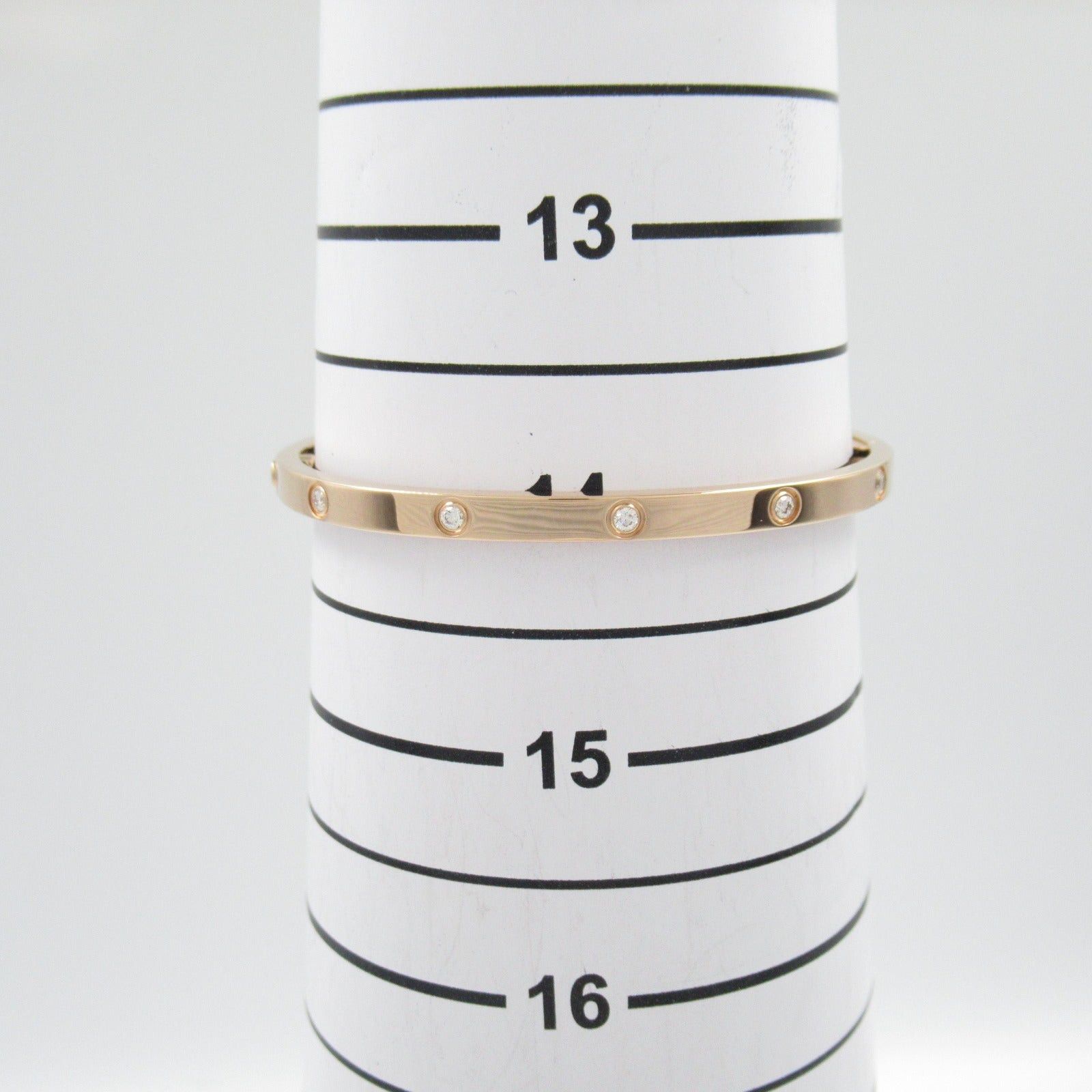 Cartier Cartier Love Bracelet Small 10P Diamond K18Pg (Pink Gold) Clear Size ONE SIZE - 6 Thumbnail