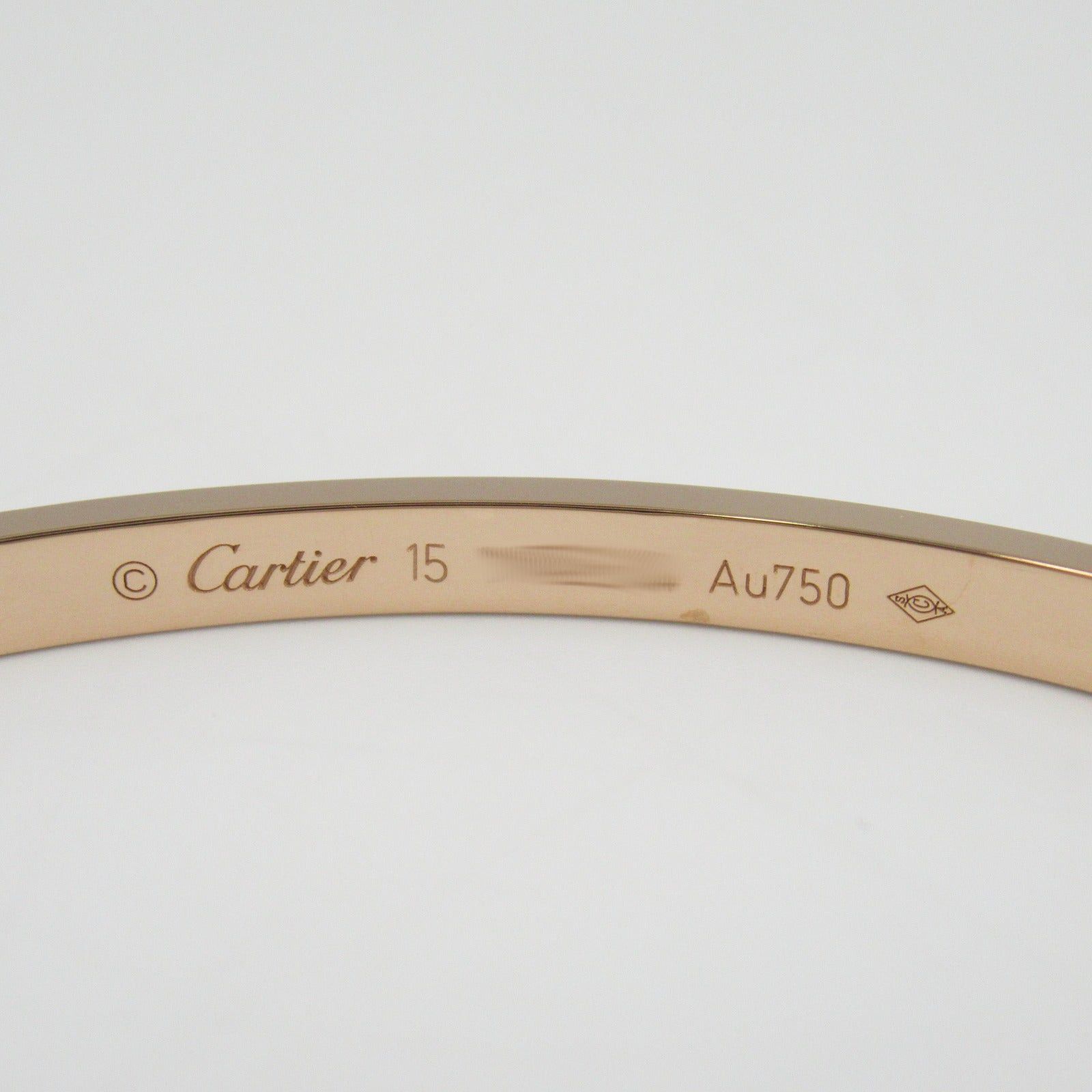 Cartier Cartier Love Bracelet Small 10P Diamond K18Pg (Pink Gold) Clear Size ONE SIZE - 3 Thumbnail