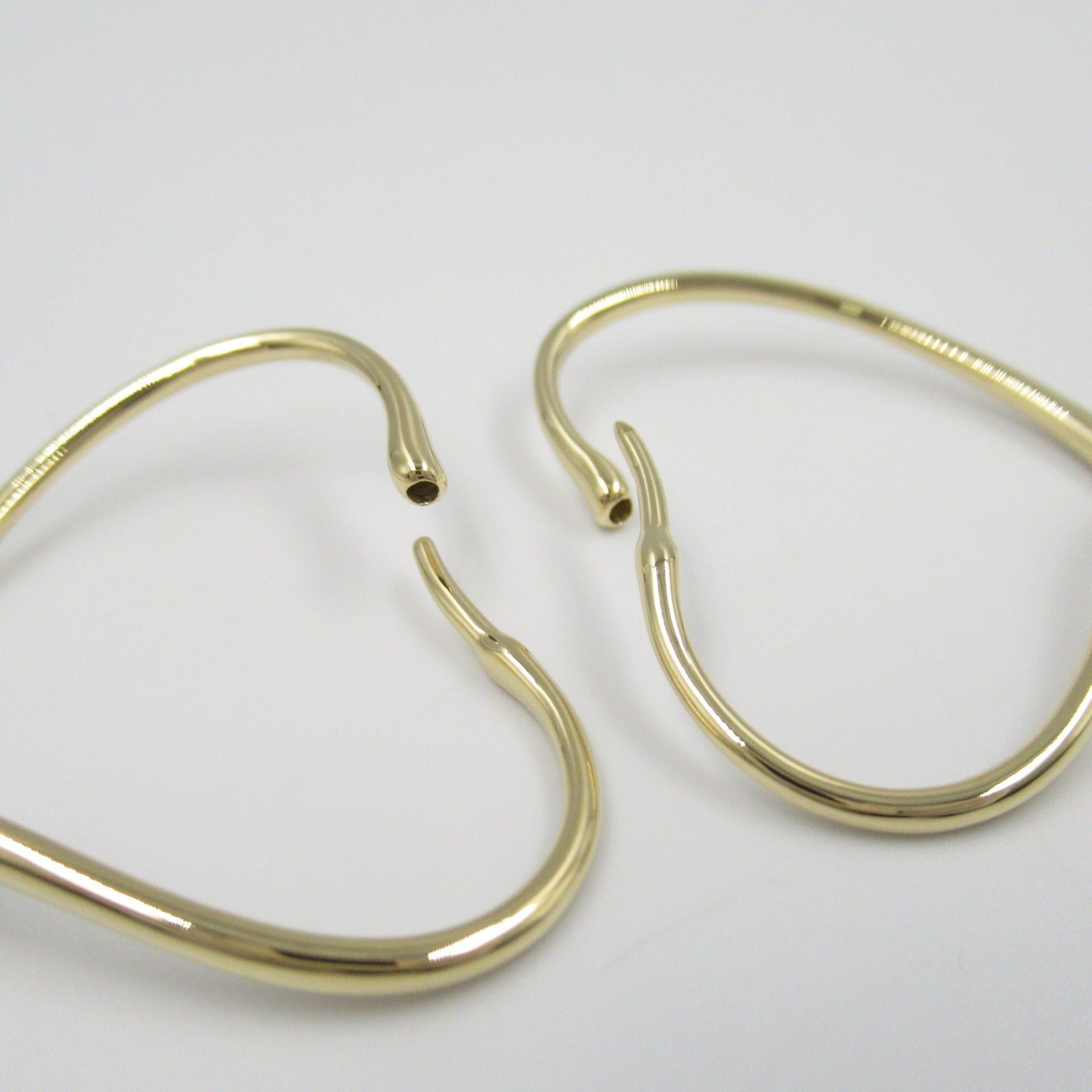 Tiffany & Co. Tiffany Co Open Heart Hoop Small Earrings K18 (Yellow Gold) Gold Size ONE SIZE - 4 Thumbnail
