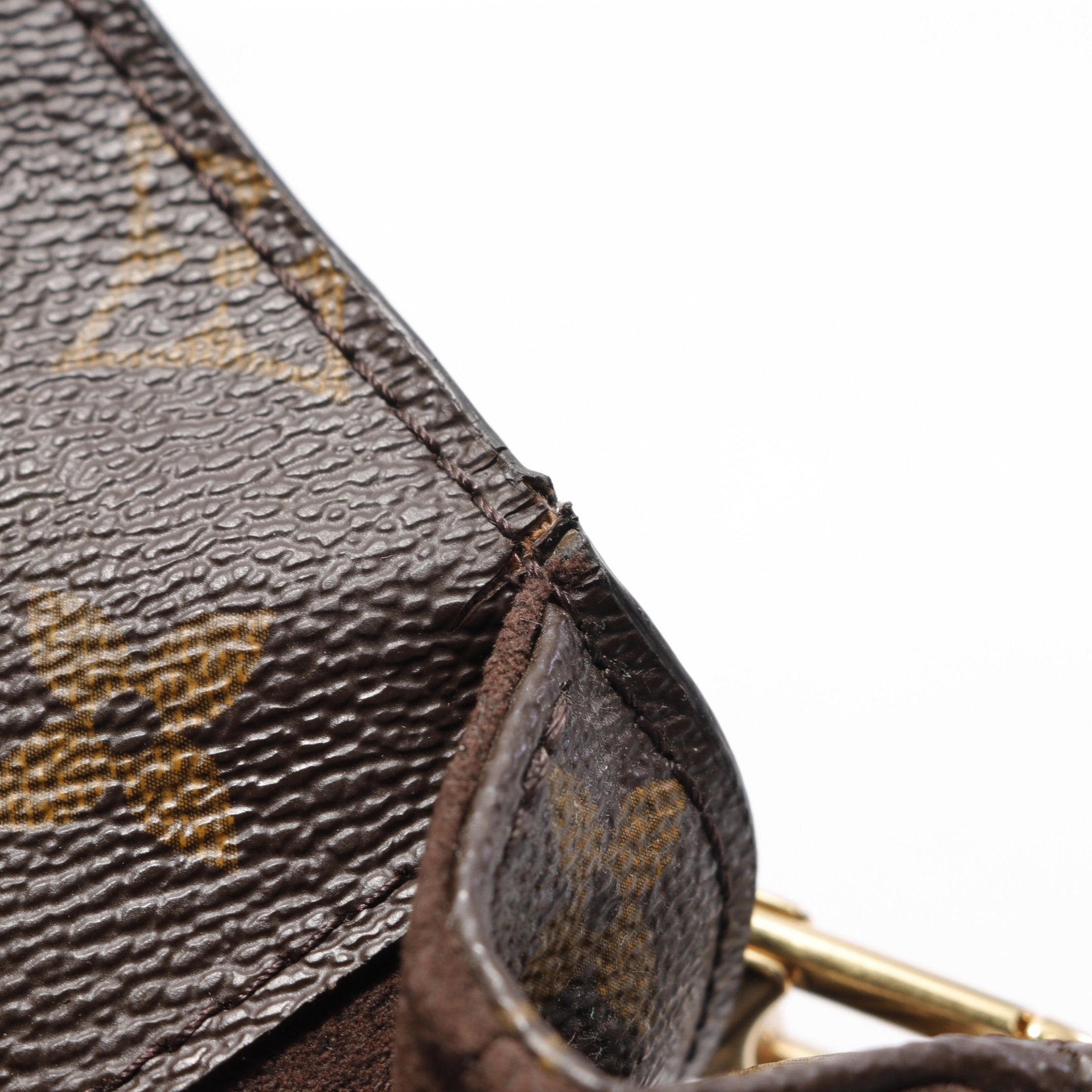Louis Vuitton Louis Vuitton Pochette Metis Mm Monogram Handbag Leather Brown Size ONE SIZE - 6 Thumbnail