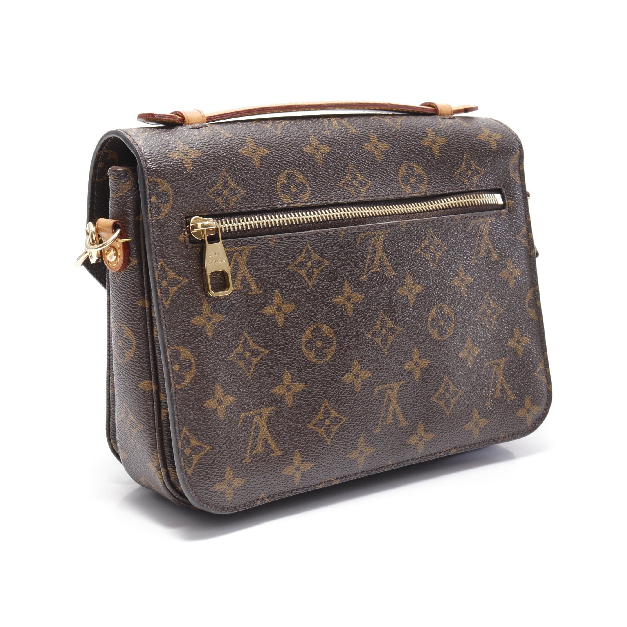 Louis Vuitton Louis Vuitton Pochette Metis Mm Monogram Handbag Leather Brown Size ONE SIZE - 2 Thumbnail