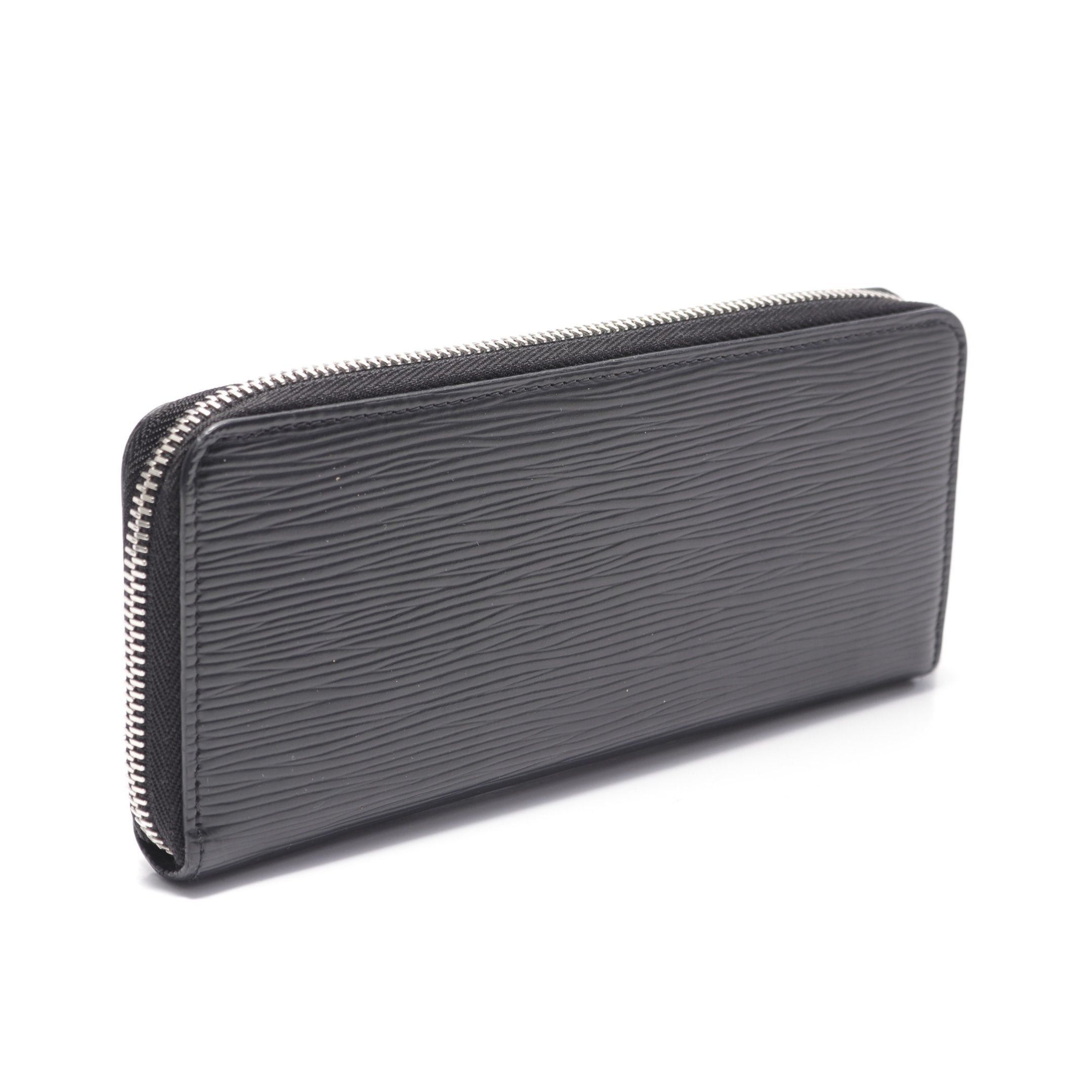 Louis Vuitton Louis Vuitton Portefeuil Clemence Epi Noir Round Zipper Long Wallet Leather Black Size ONE SIZE - 2 Thumbnail