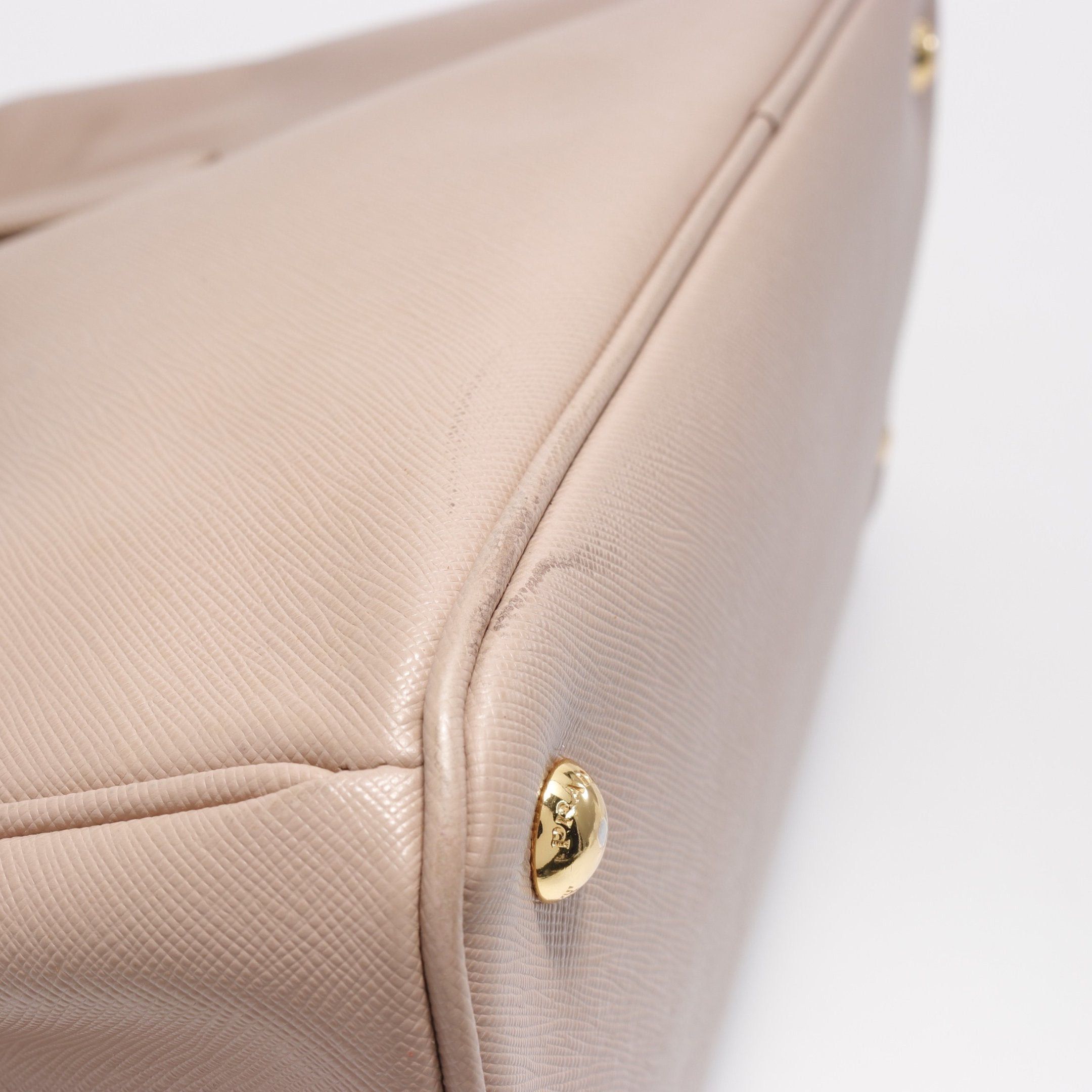 Prada Prada Handbag Tote Bag Saffiano Leather Pink Beige Size ONE SIZE - 6 Thumbnail
