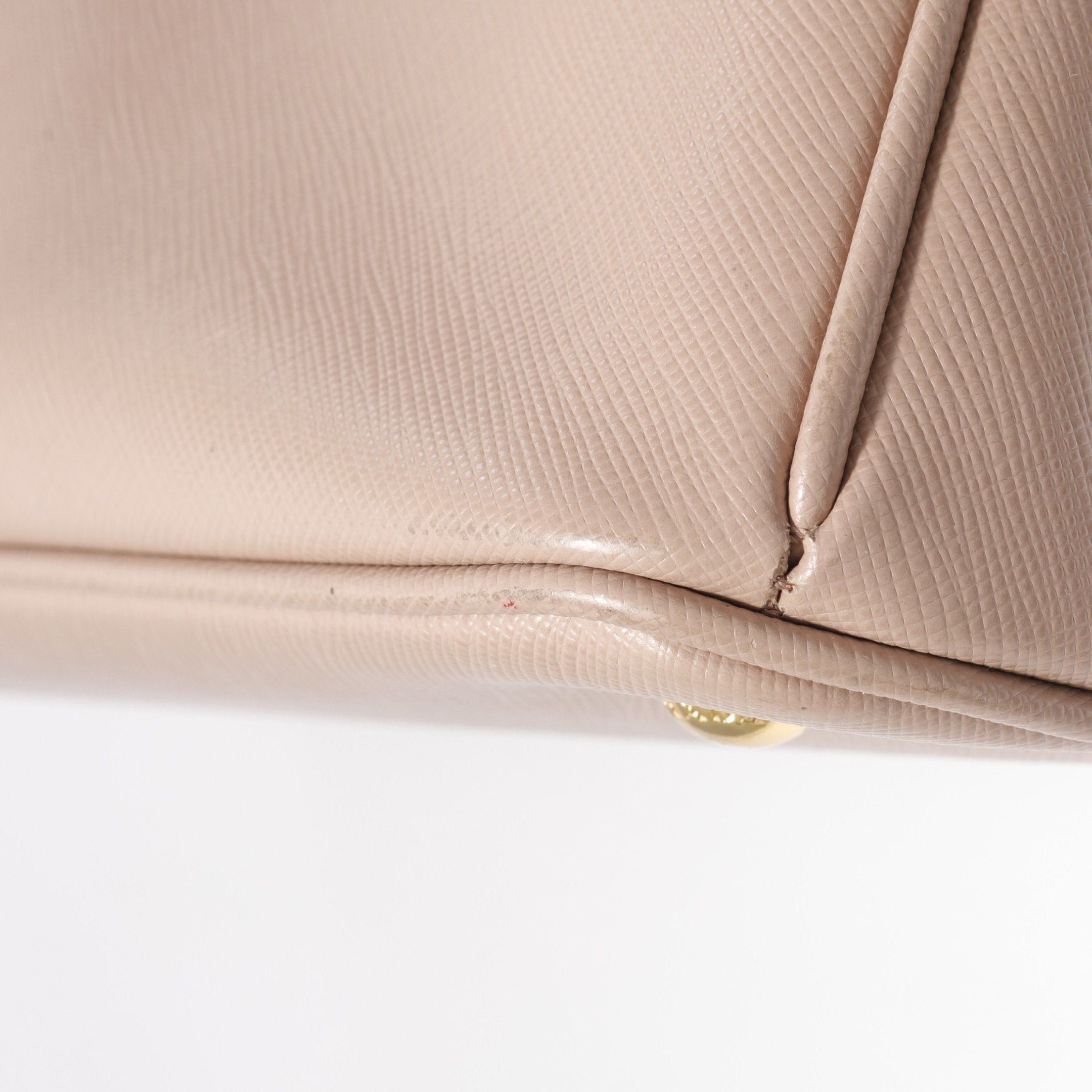 Prada Prada Handbag Tote Bag Saffiano Leather Pink Beige Size ONE SIZE - 10 Thumbnail