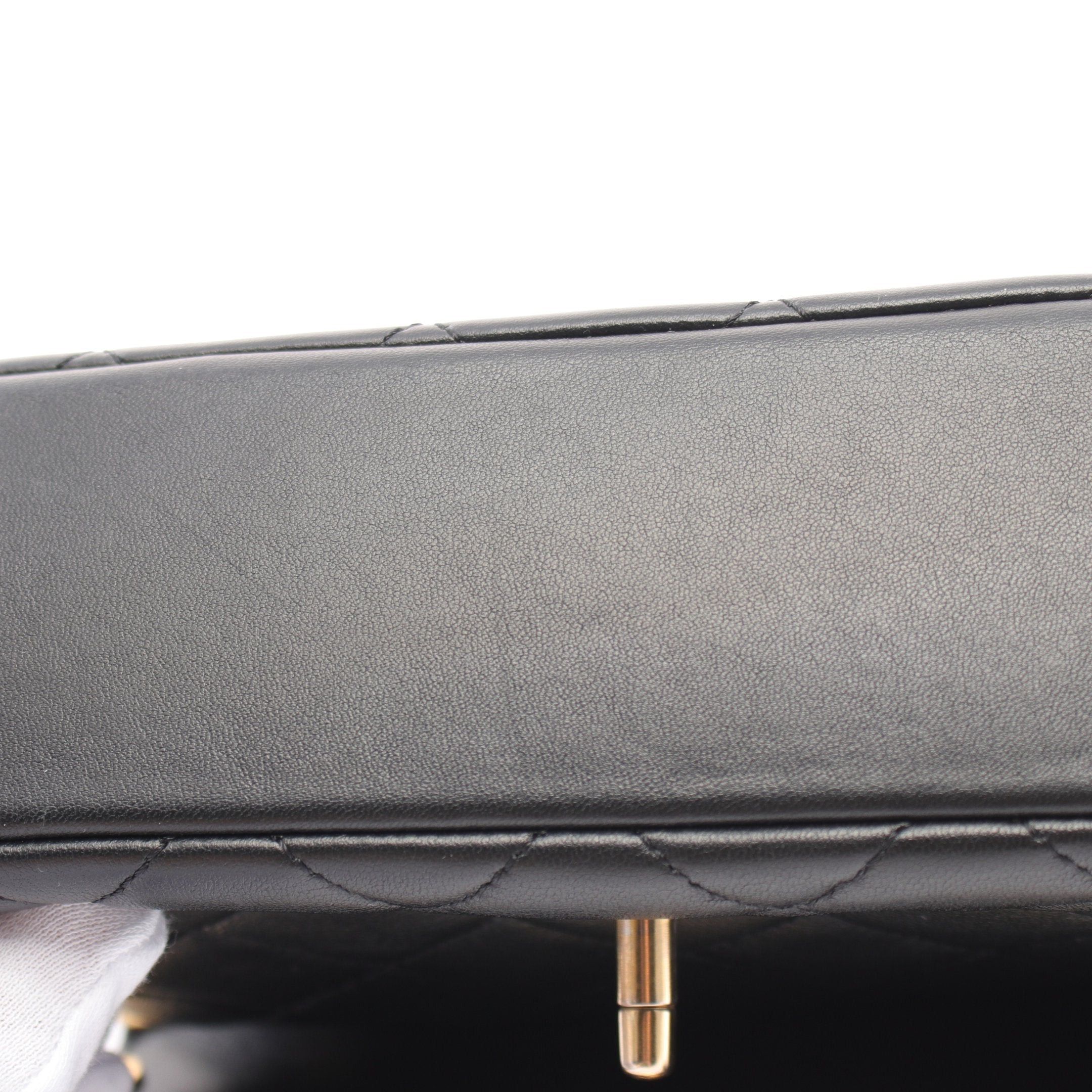 Chanel Chanel Mini Flap Bag Matelasse Chain Shoulder Lambskin Black Gold Hardware Size ONE SIZE - 7 Thumbnail