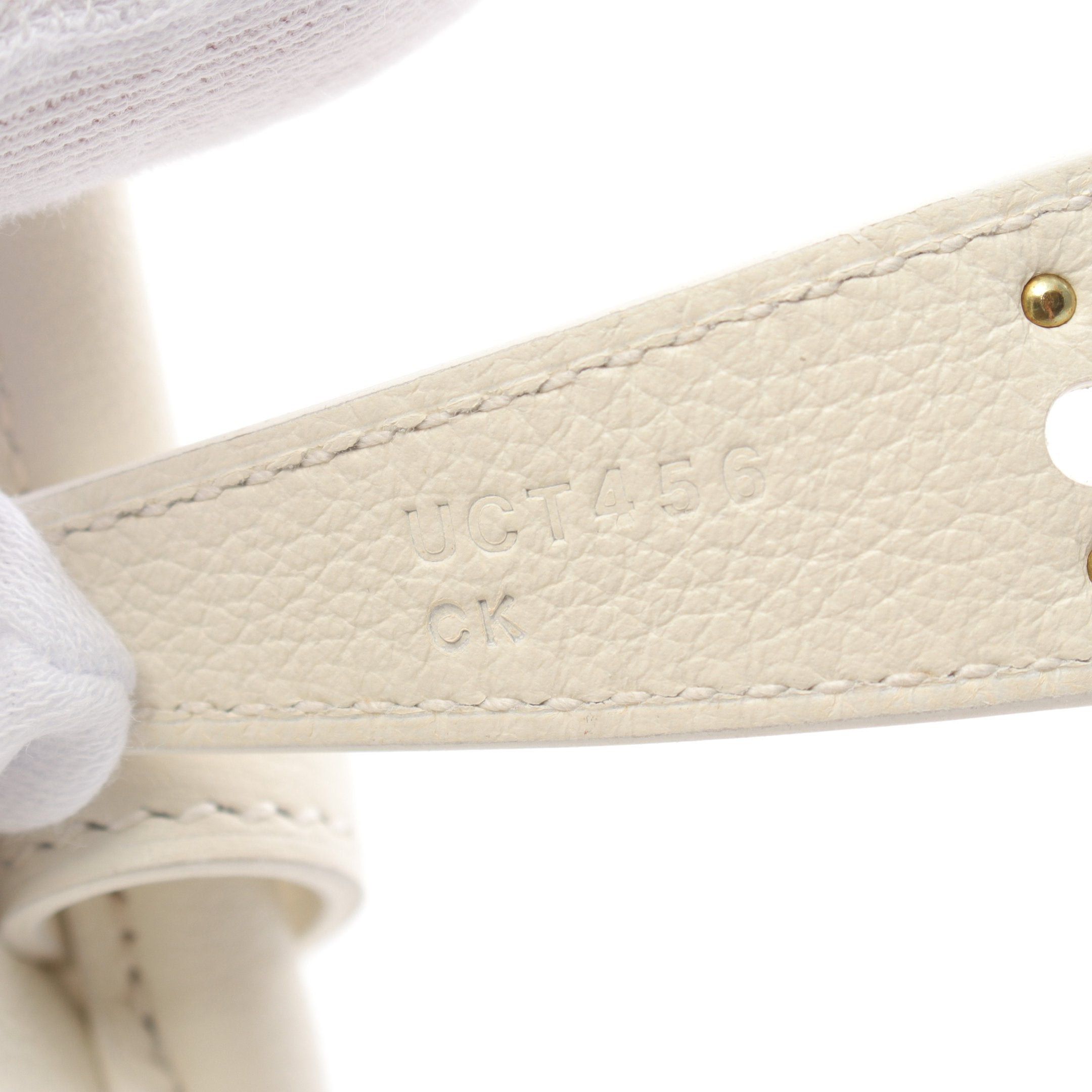 Hermes Hermes Lindy 26 New White Shoulder Bag Evercolor Off Gold Hardware U Stamp Size ONE SIZE - 5 Thumbnail