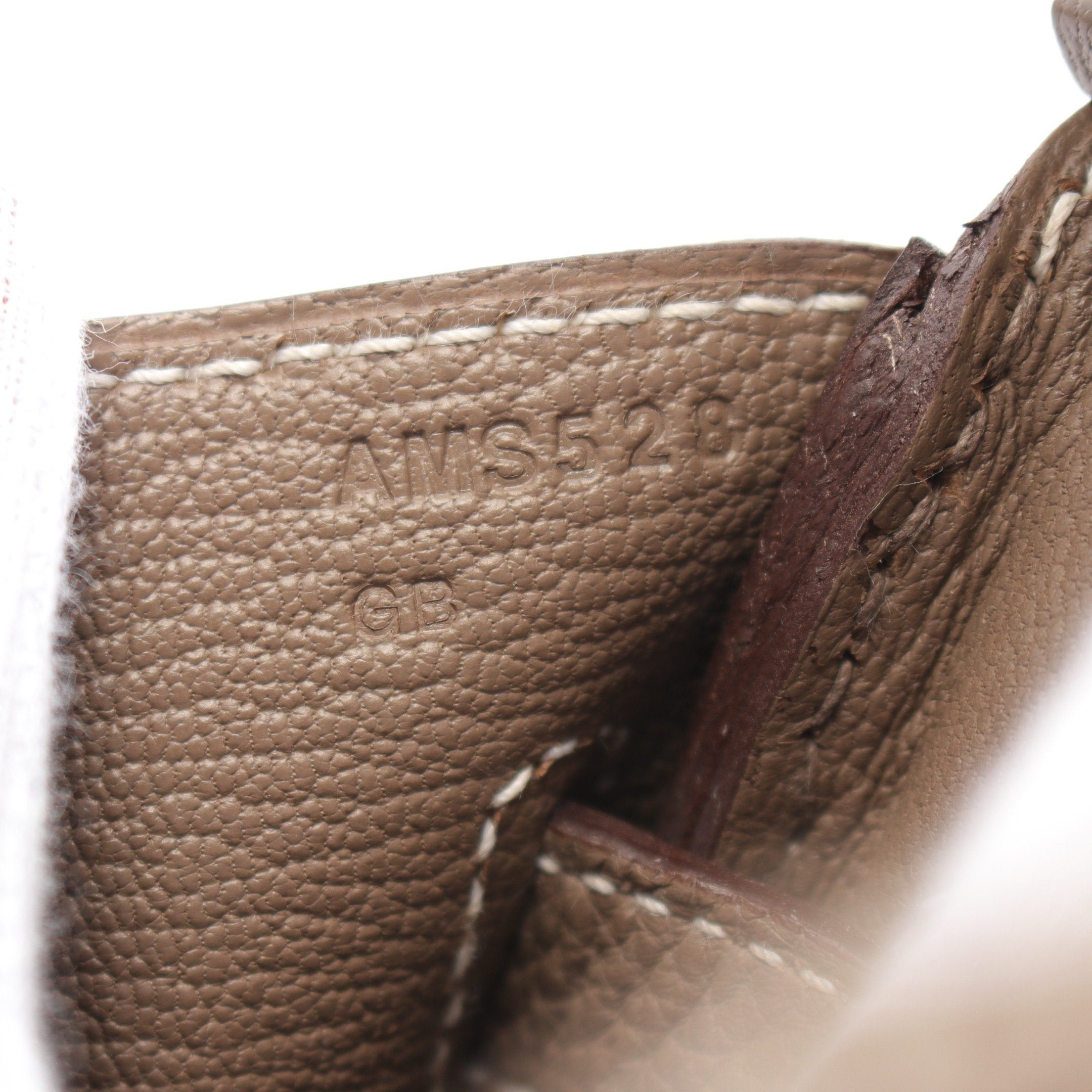 Hermes Hermes Birkin 30 Etoupe Handbag Togo Gray Beige Gold Hardware A Stamp Size ONE SIZE - 5 Thumbnail