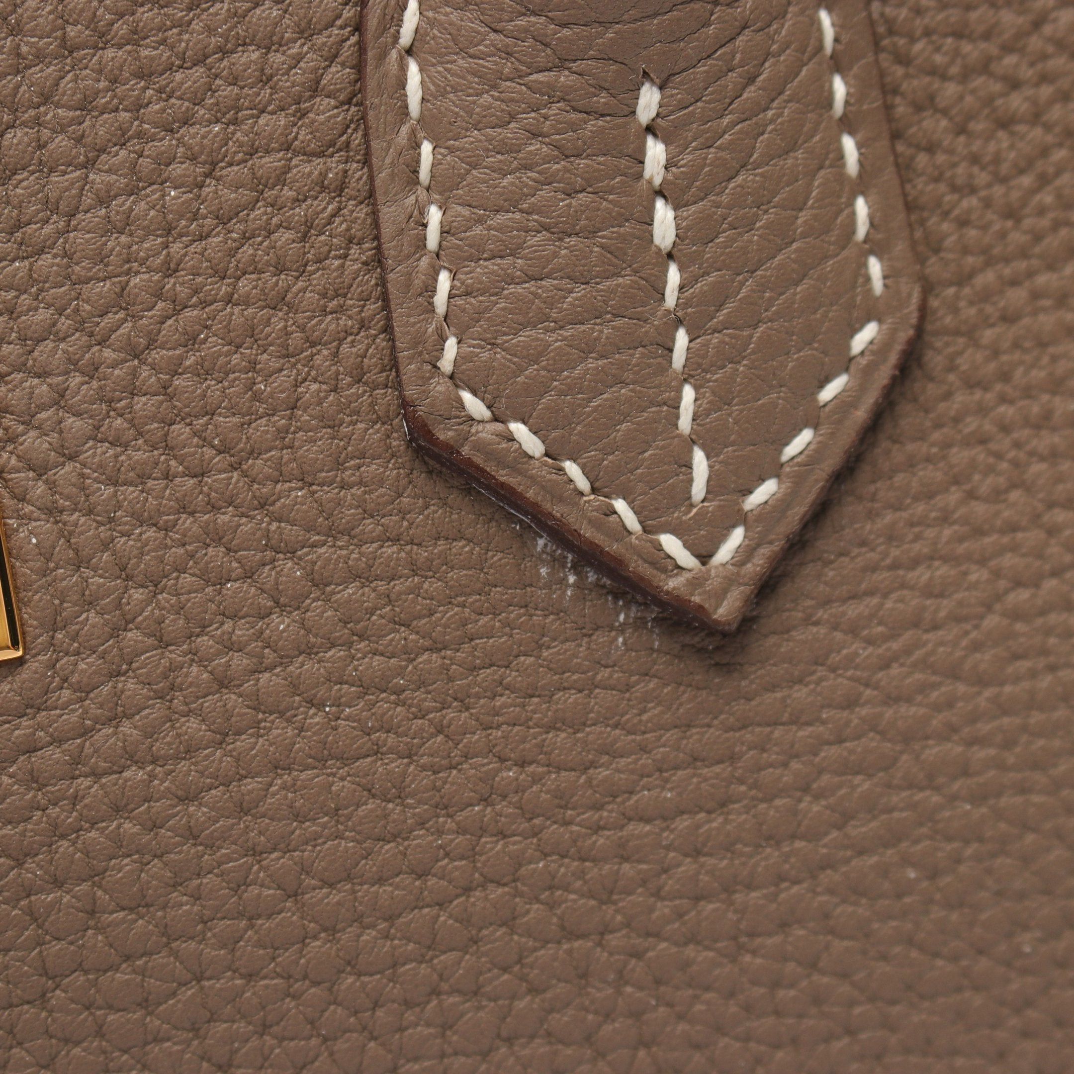 Hermes Hermes Birkin 30 Etoupe Handbag Togo Gray Beige Gold Hardware A Stamp Size ONE SIZE - 9 Thumbnail