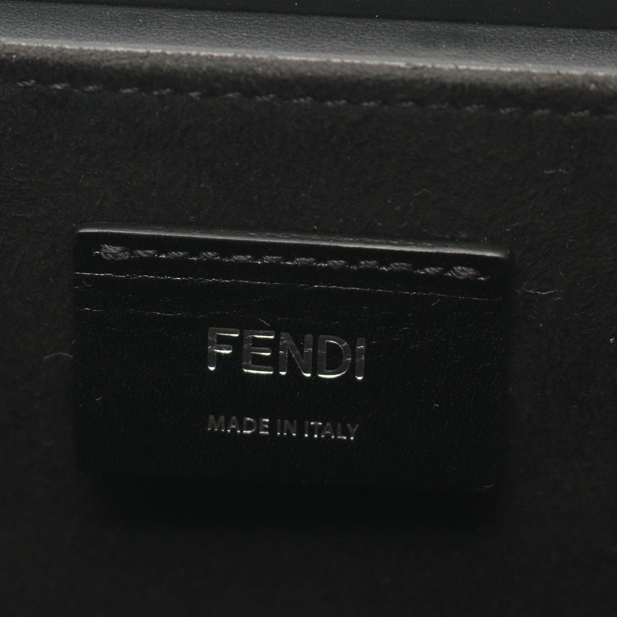 Fendi Fendi Box Shoulder Bag Leather Black Size ONE SIZE - 4 Thumbnail