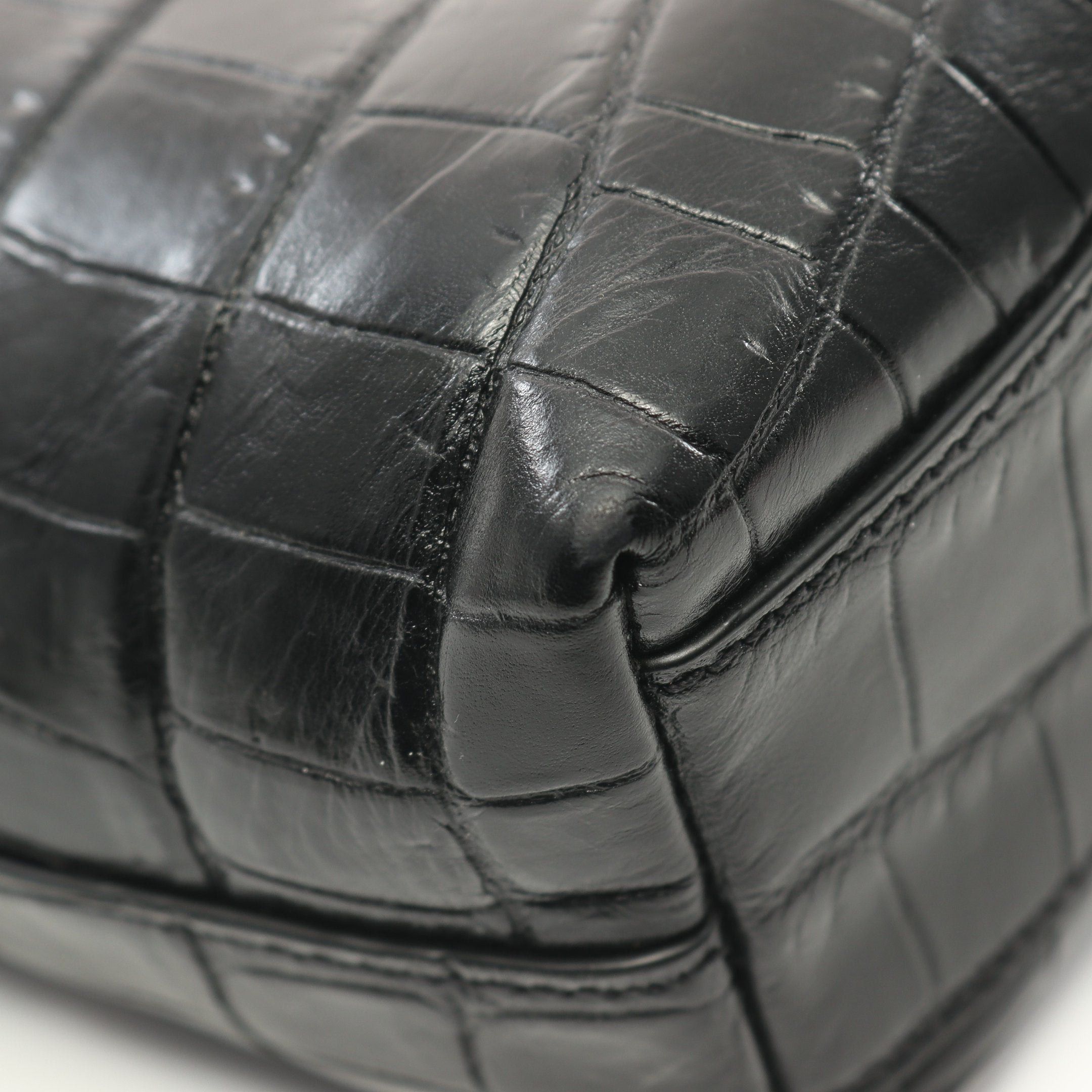 Yves Saint Laurent Yves Saint Laurent Handbag Tote Bag Leather Black Size ONE SIZE - 6 Thumbnail