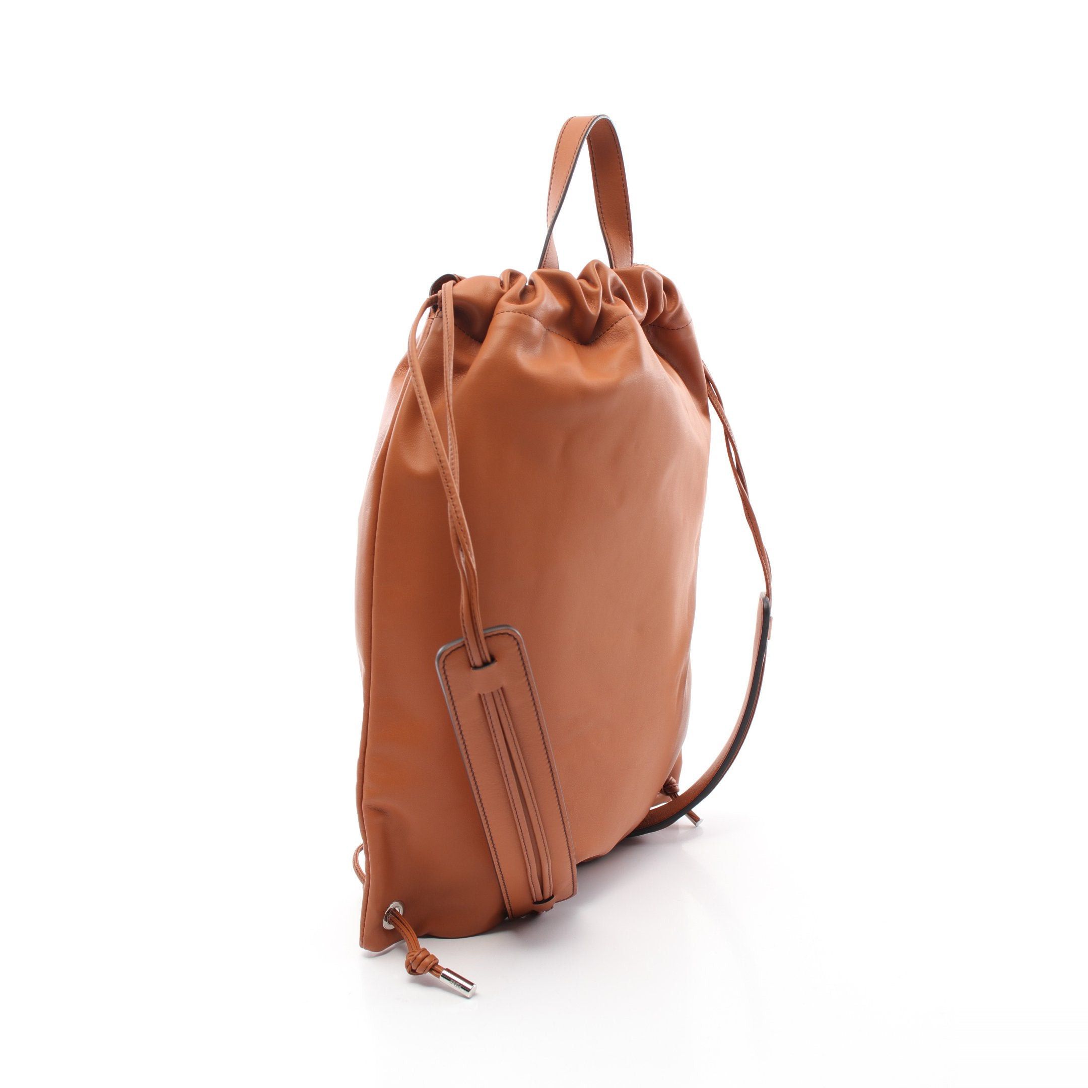 Fendi Fendi Backpack Knapsack Logo Leather Light Brown Size ONE SIZE - 2 Thumbnail