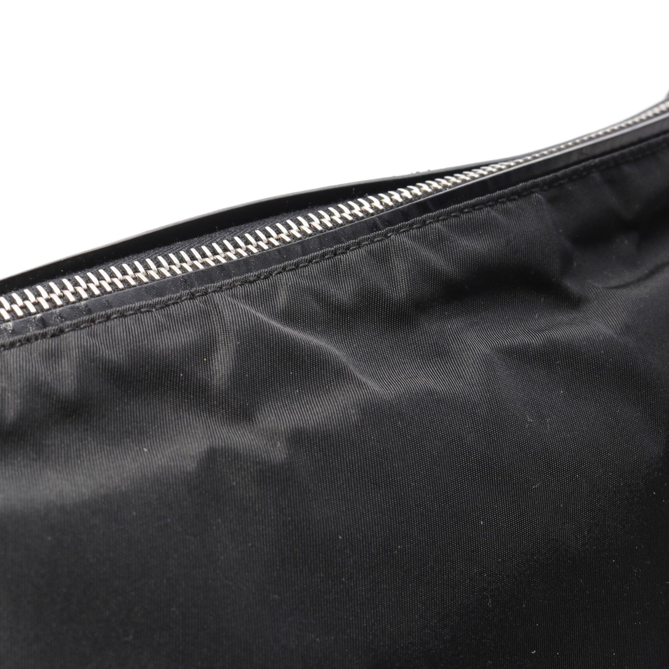 Prada Prada Tessuto Shoulder Bag Nylon Leather Black Size ONE SIZE - 9 Thumbnail