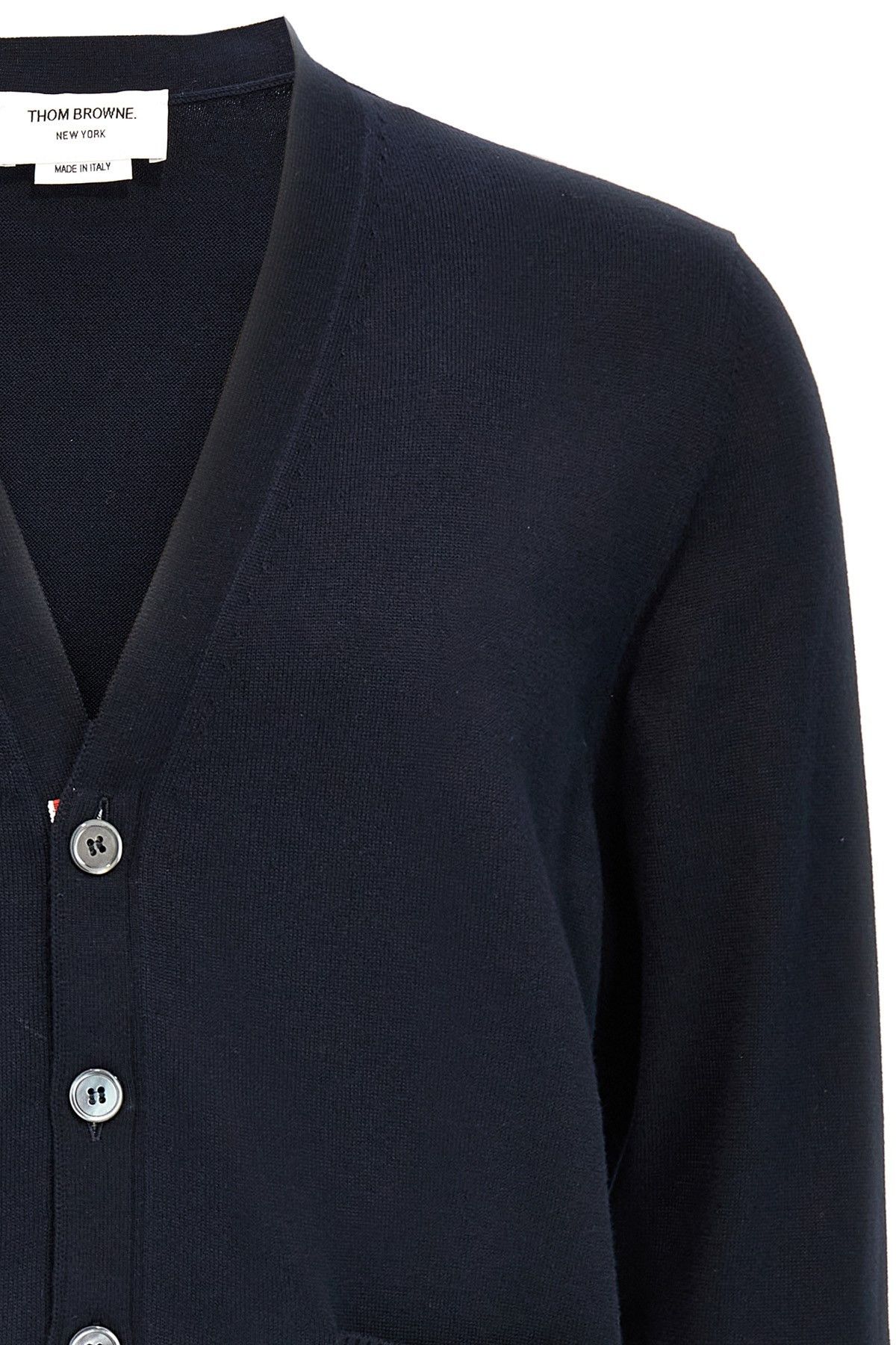 Thom Browne '4-Bar' cardigan Size US XL / EU 56 / 4 - 2 Thumbnail